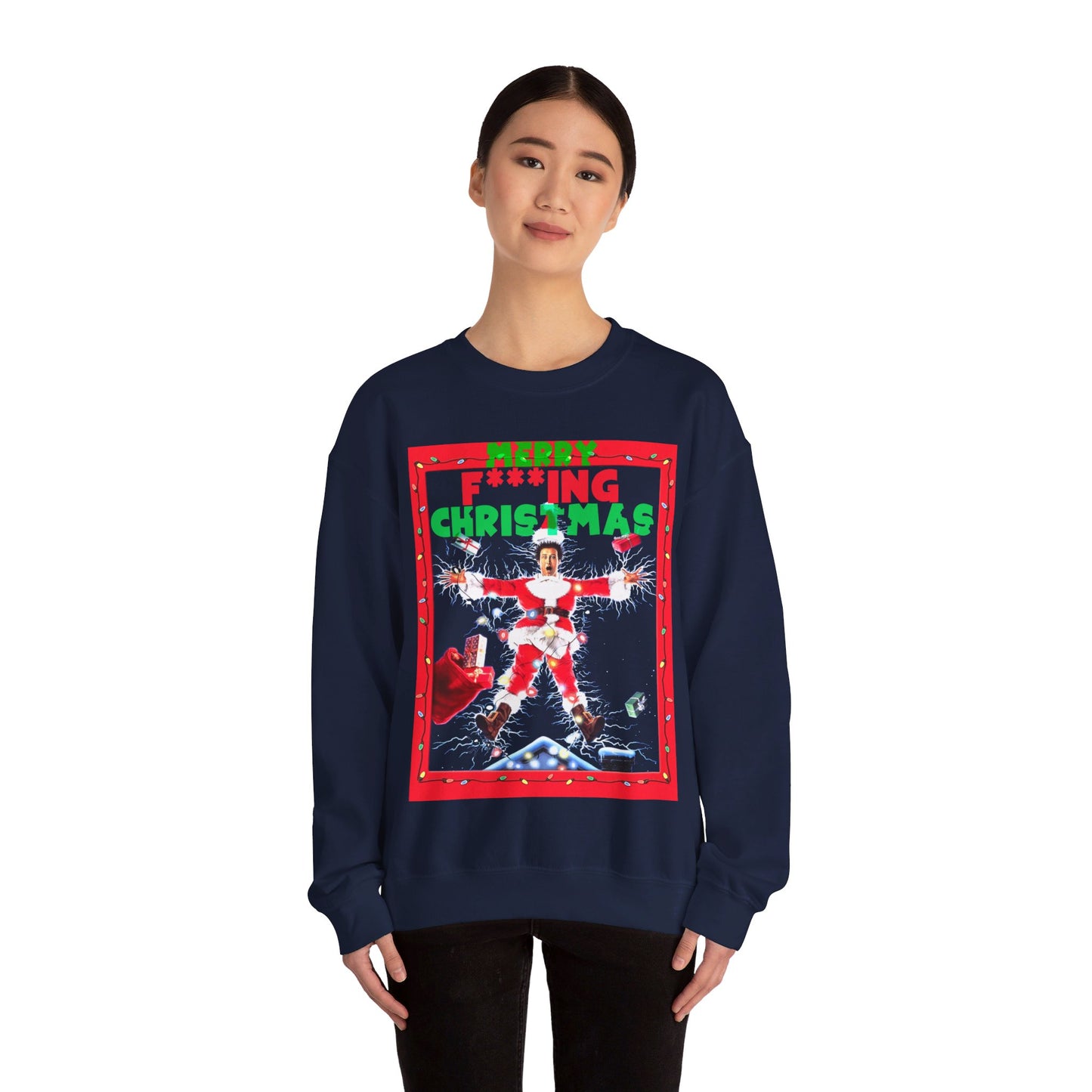 Unisex Sweatshirt Merry F***ing Christmas Chevy Chase