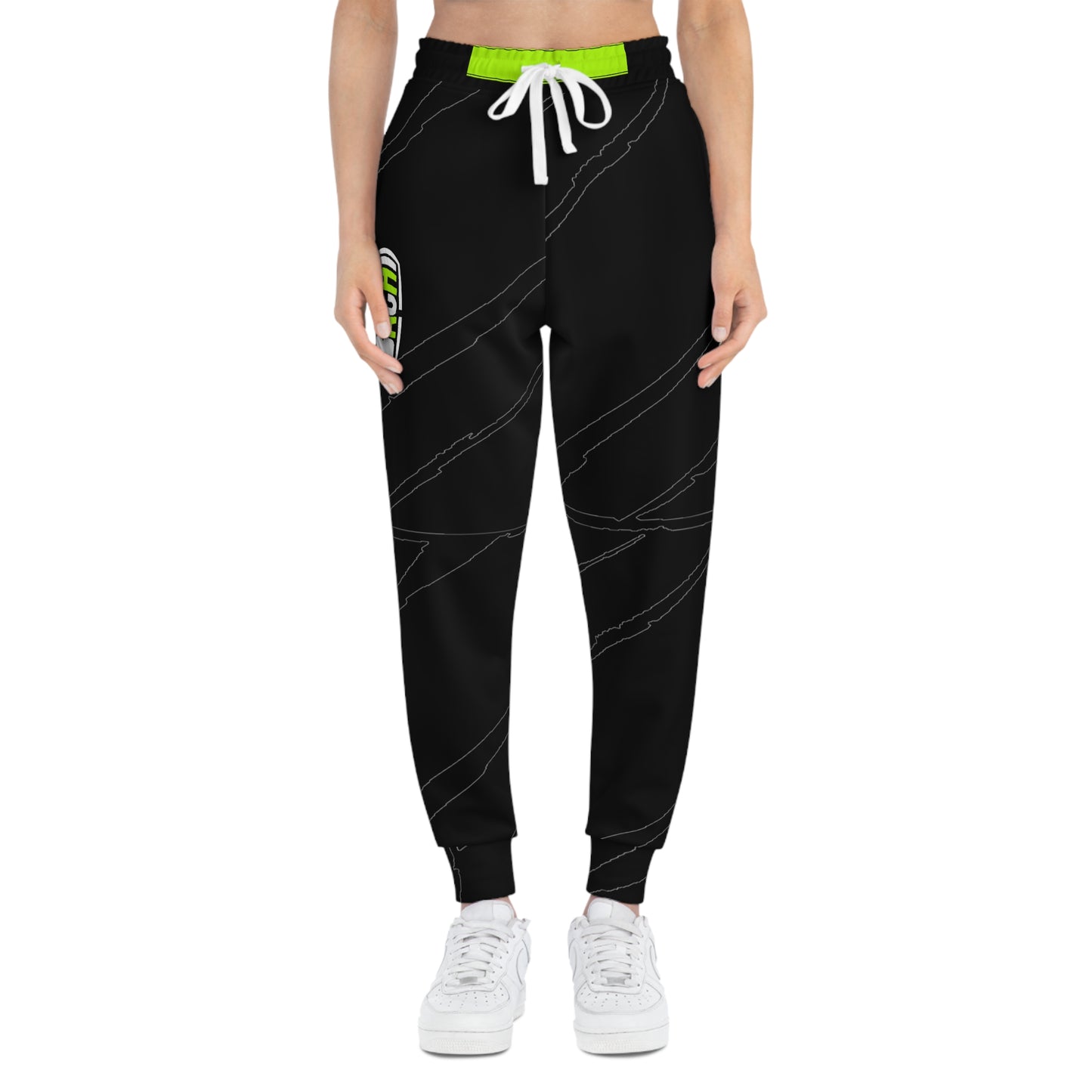 Unisex Athletic Joggers (AOP) Bachi 2 Tone Strip