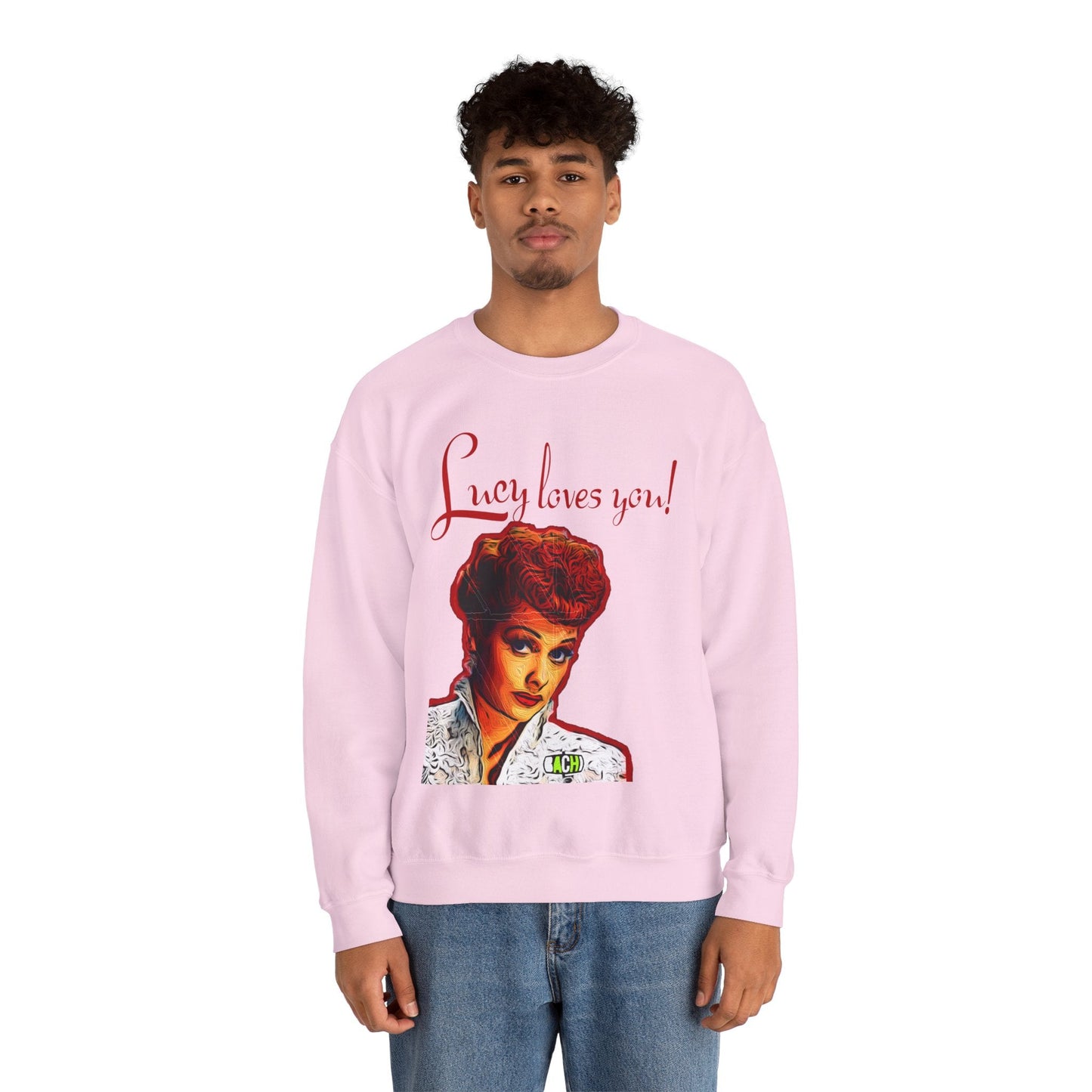 Unisex Sweatshirt Lucy Loves You Printify