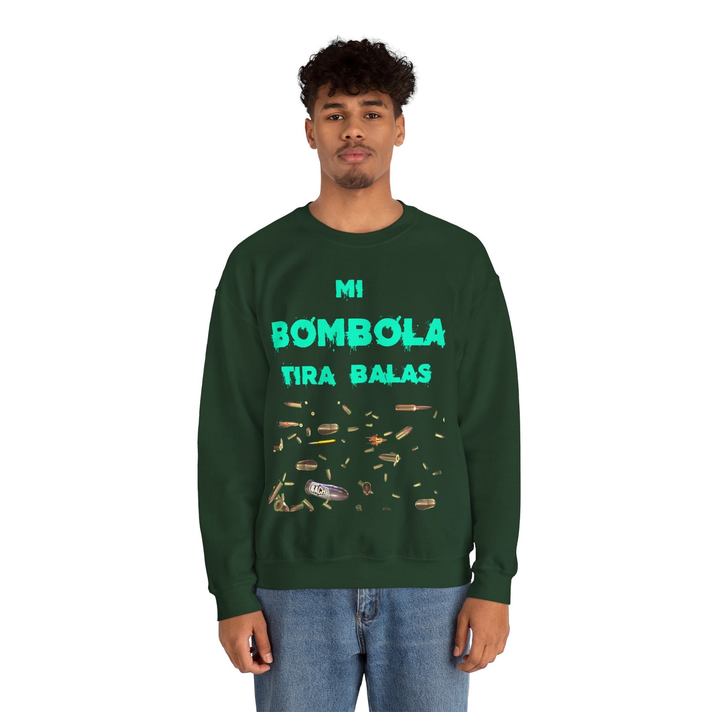 Unisex Sweatshirt Mi Bombola Tira Balas