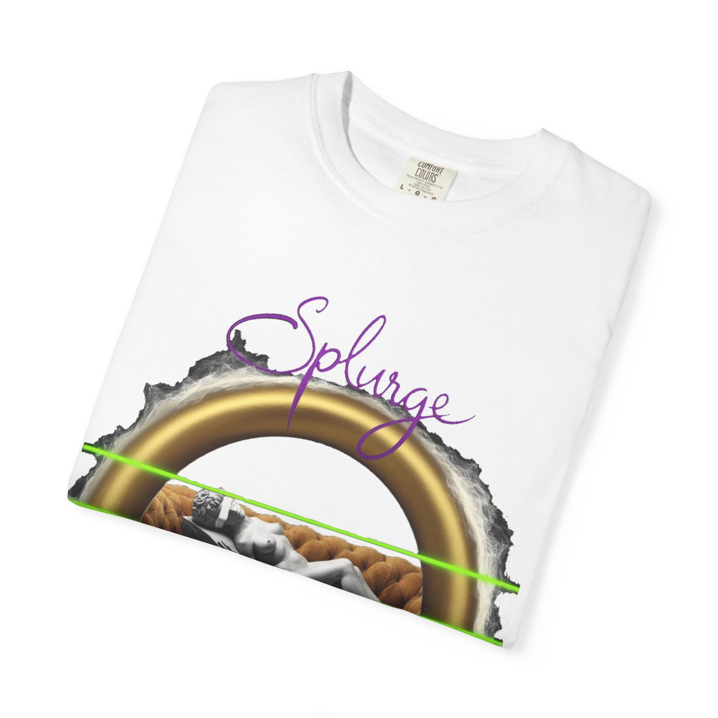 Oversized T-shirt Splurge Artistic Statue