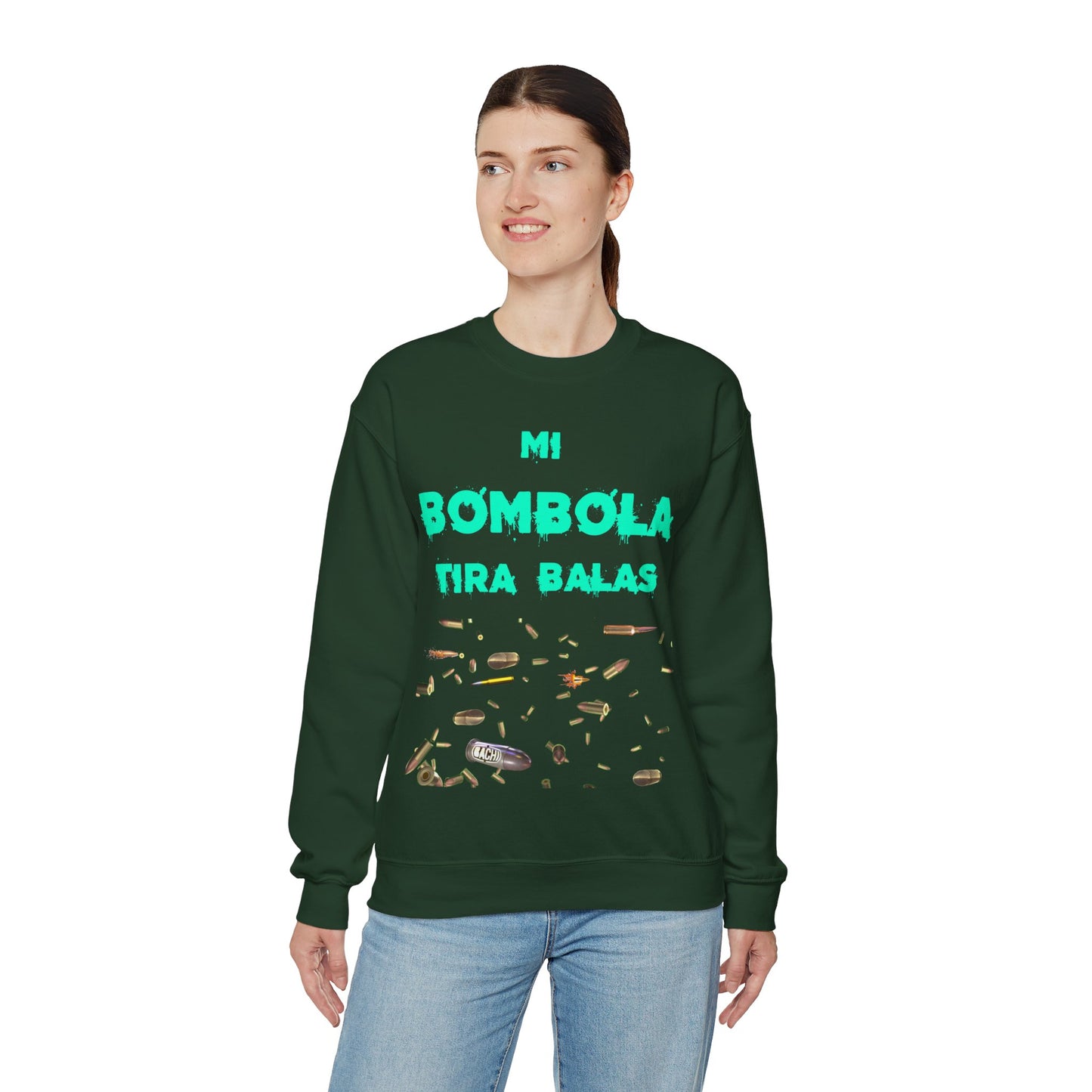 Unisex Sweatshirt Mi Bombola Tira Balas