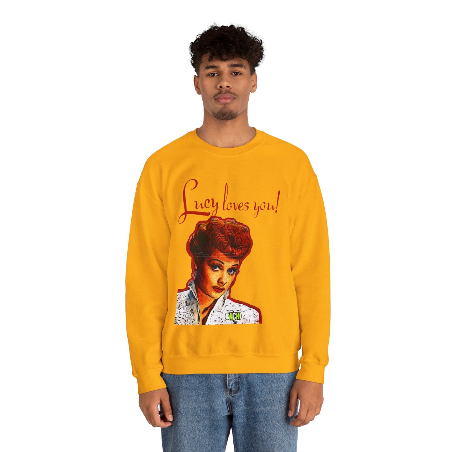 Unisex Sweatshirt Lucy Loves You Printify