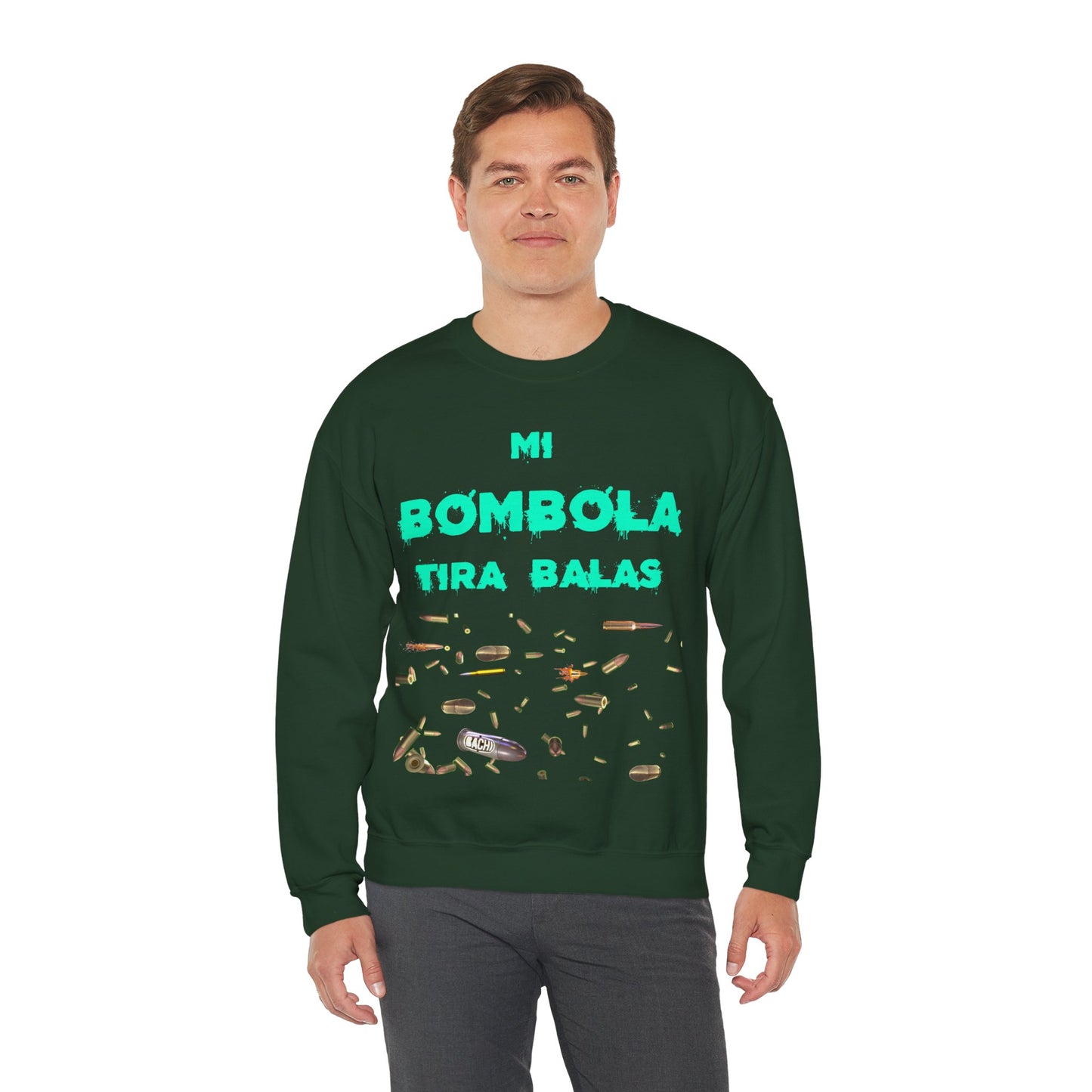 Unisex Sweatshirt Mi Bombola Tira Balas