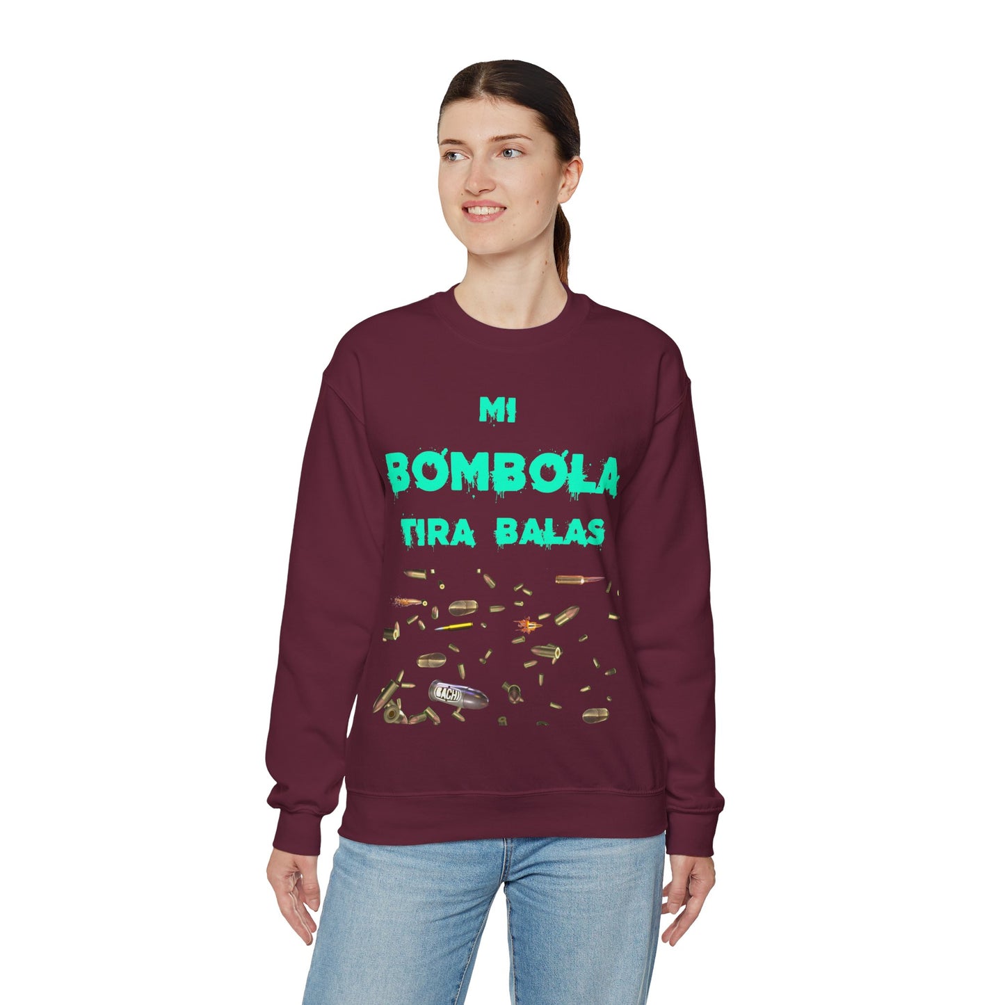 Unisex Sweatshirt Mi Bombola Tira Balas