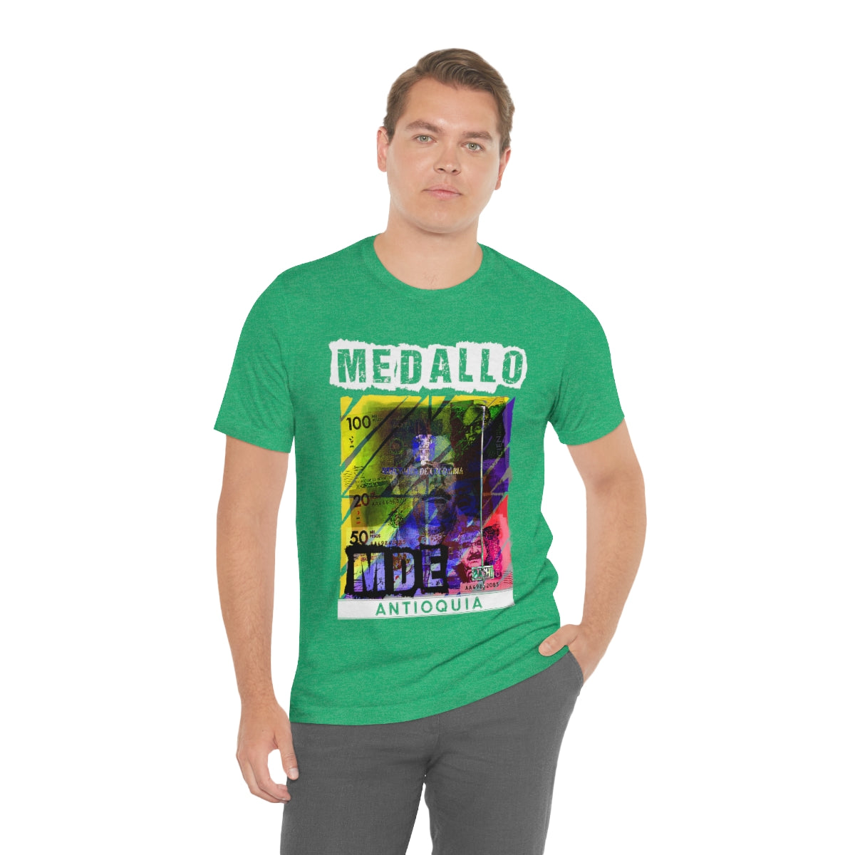 Unisex T-shirt Rep Your Country Medellin Colombia Medallo Printify