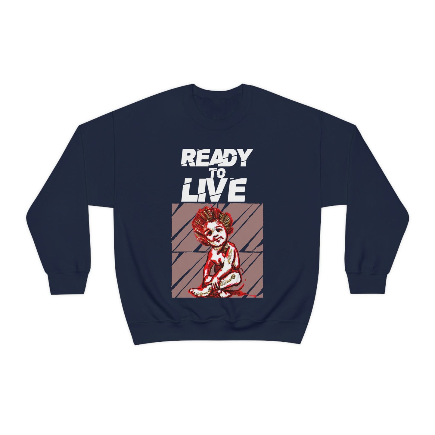 Unisex Sweater Ready to Live Printify