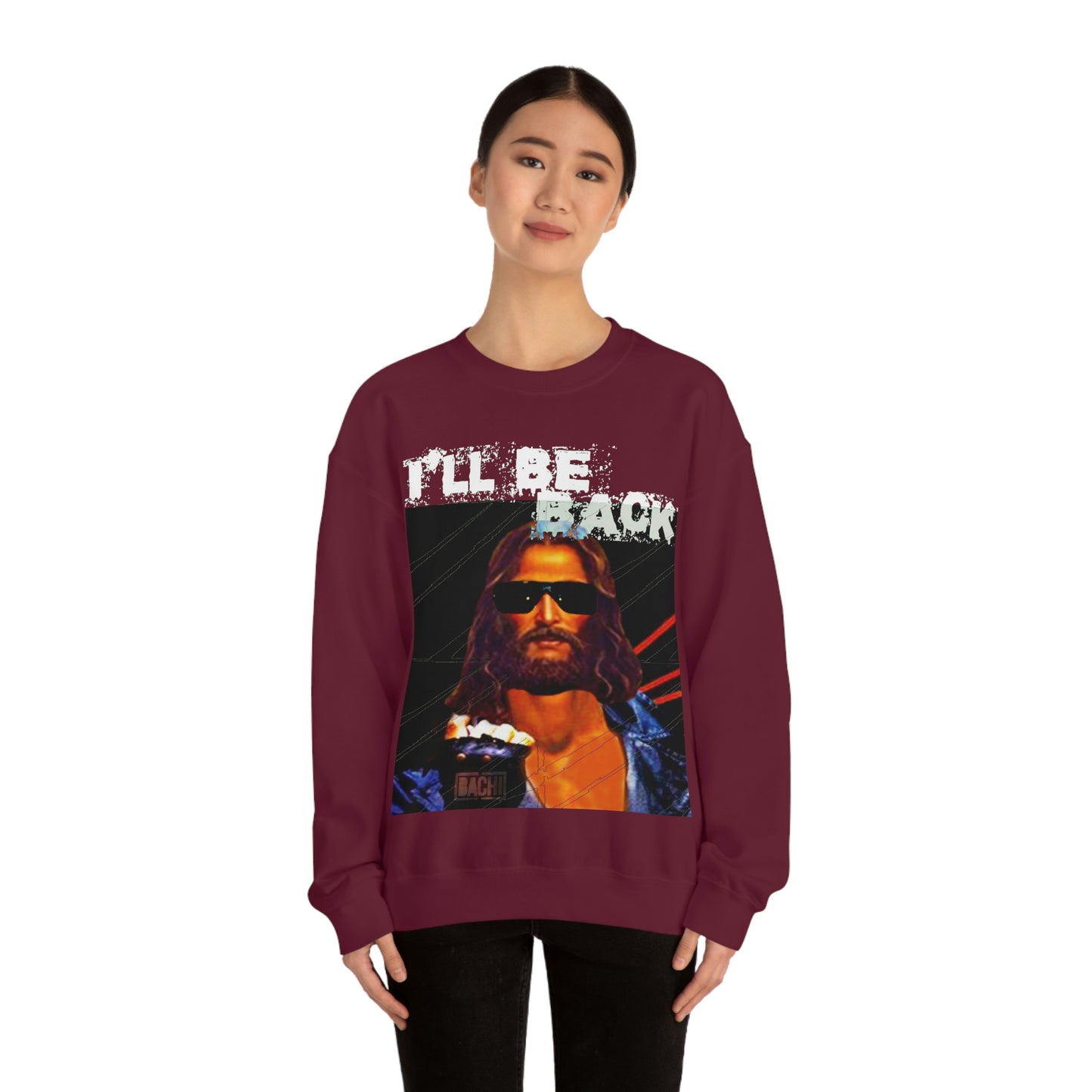 Unisex Sweatshirt Bachi Terminator Jesus