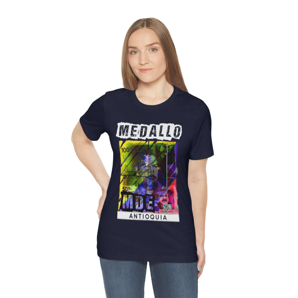 Unisex T-shirt Rep Your Country Medellin Colombia Medallo - Bachi Apparel