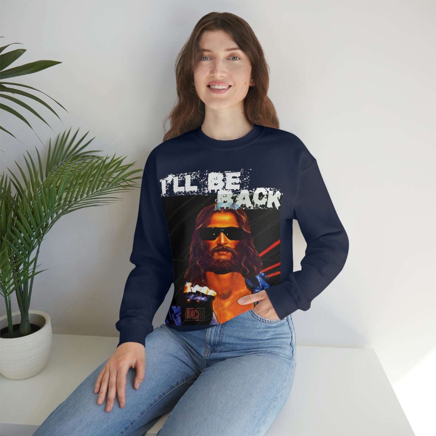 Unisex Sweatshirt Bachi Terminator Jesus