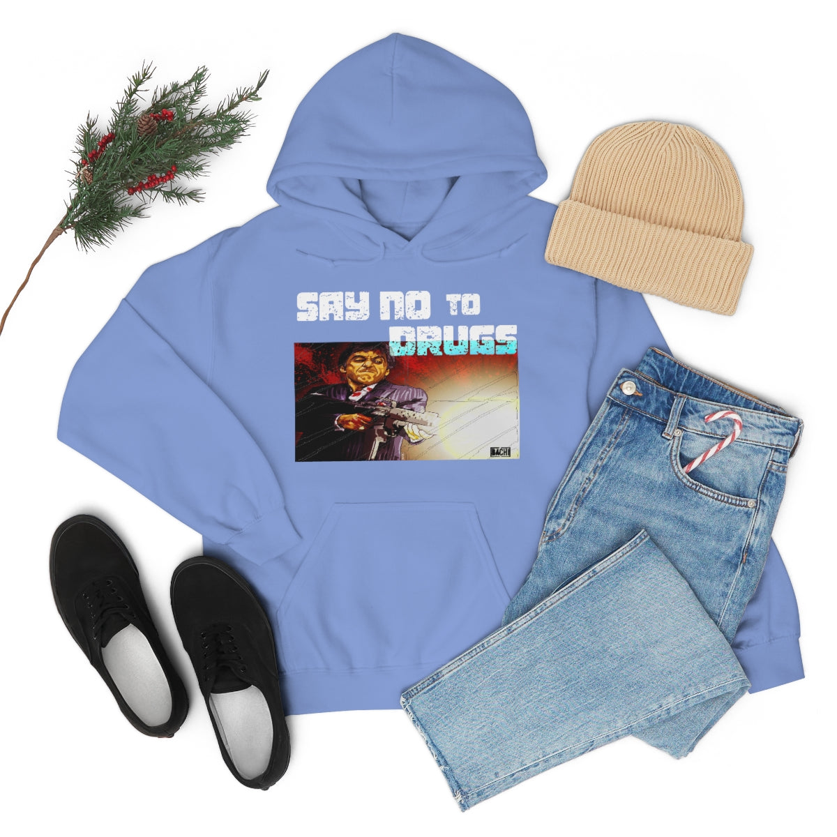 Unisex Hoodie Tony Montana Say No To Drugs