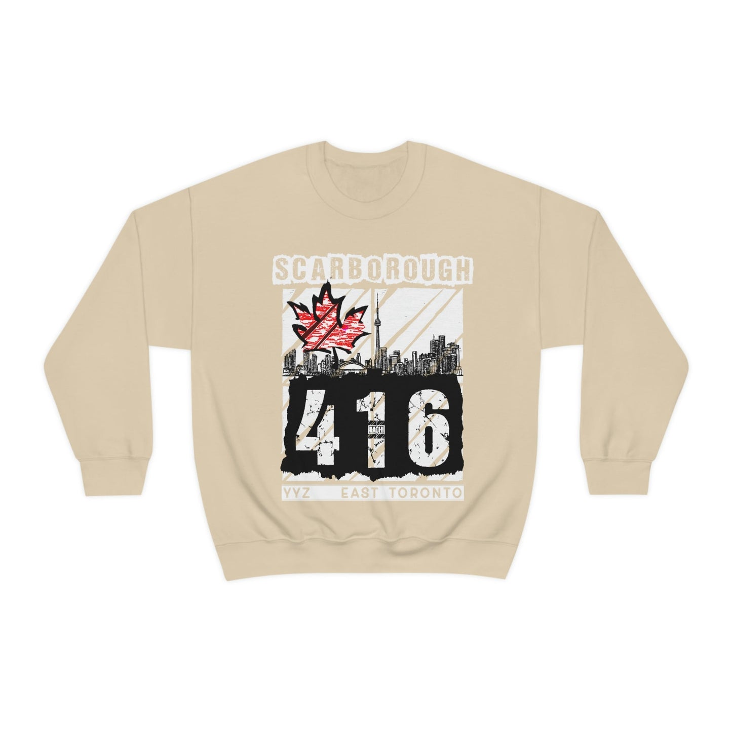 Unisex Sweatshirt Scarborough 416 Toronto Printify
