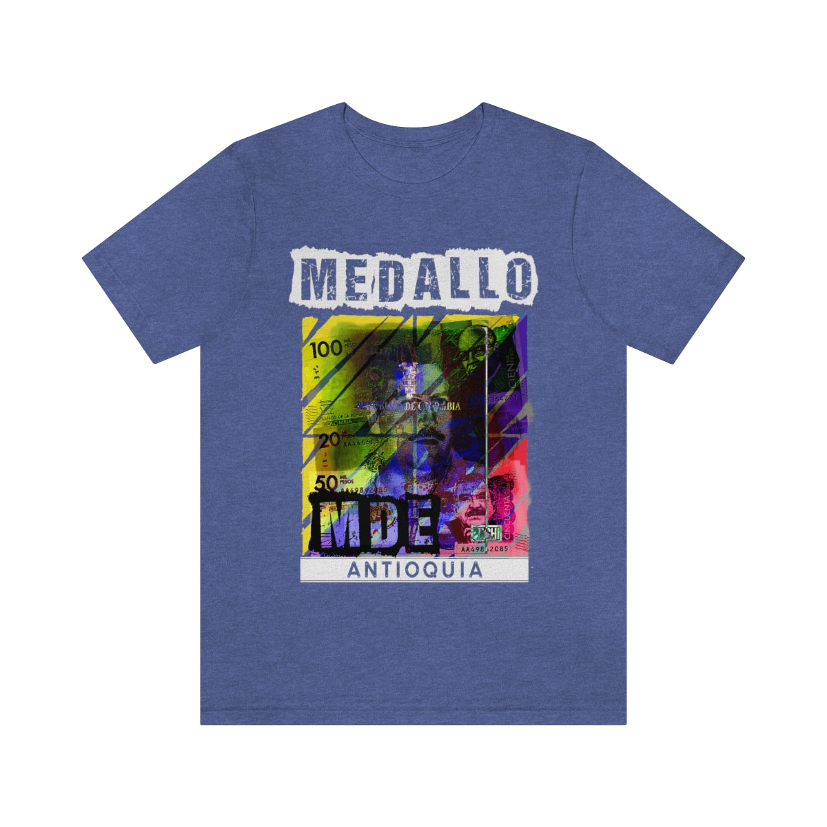Unisex T-shirt Rep Your Country Medellin Colombia Medallo - Bachi Apparel