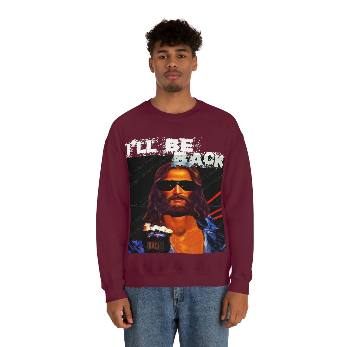Unisex Sweatshirt Bachi Terminator Jesus