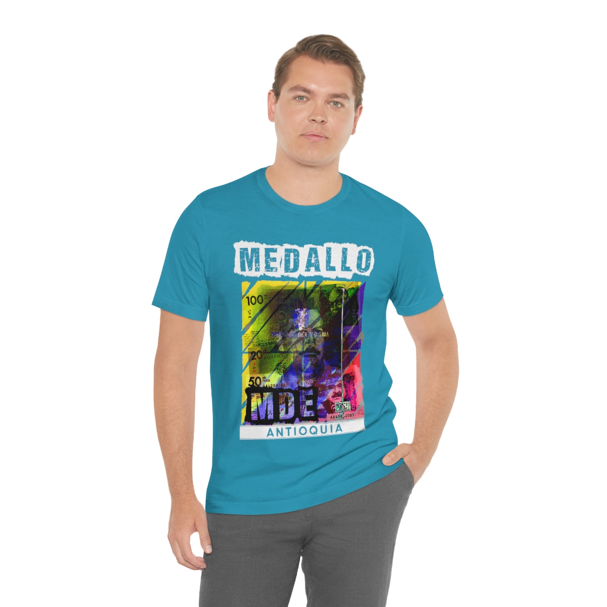 Unisex T-shirt Rep Your Country Medellin Colombia Medallo Printify