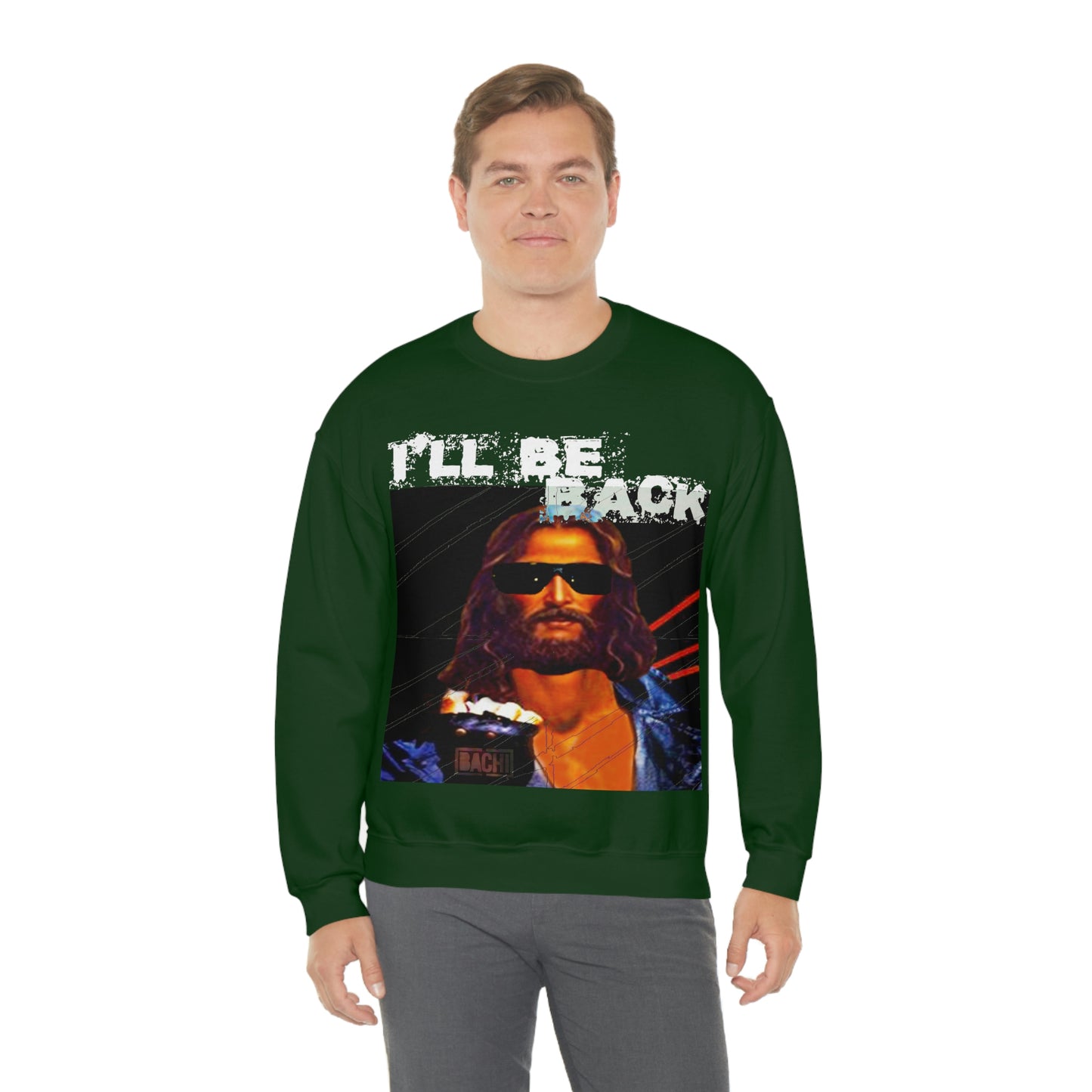 Unisex Sweatshirt Bachi Terminator Jesus