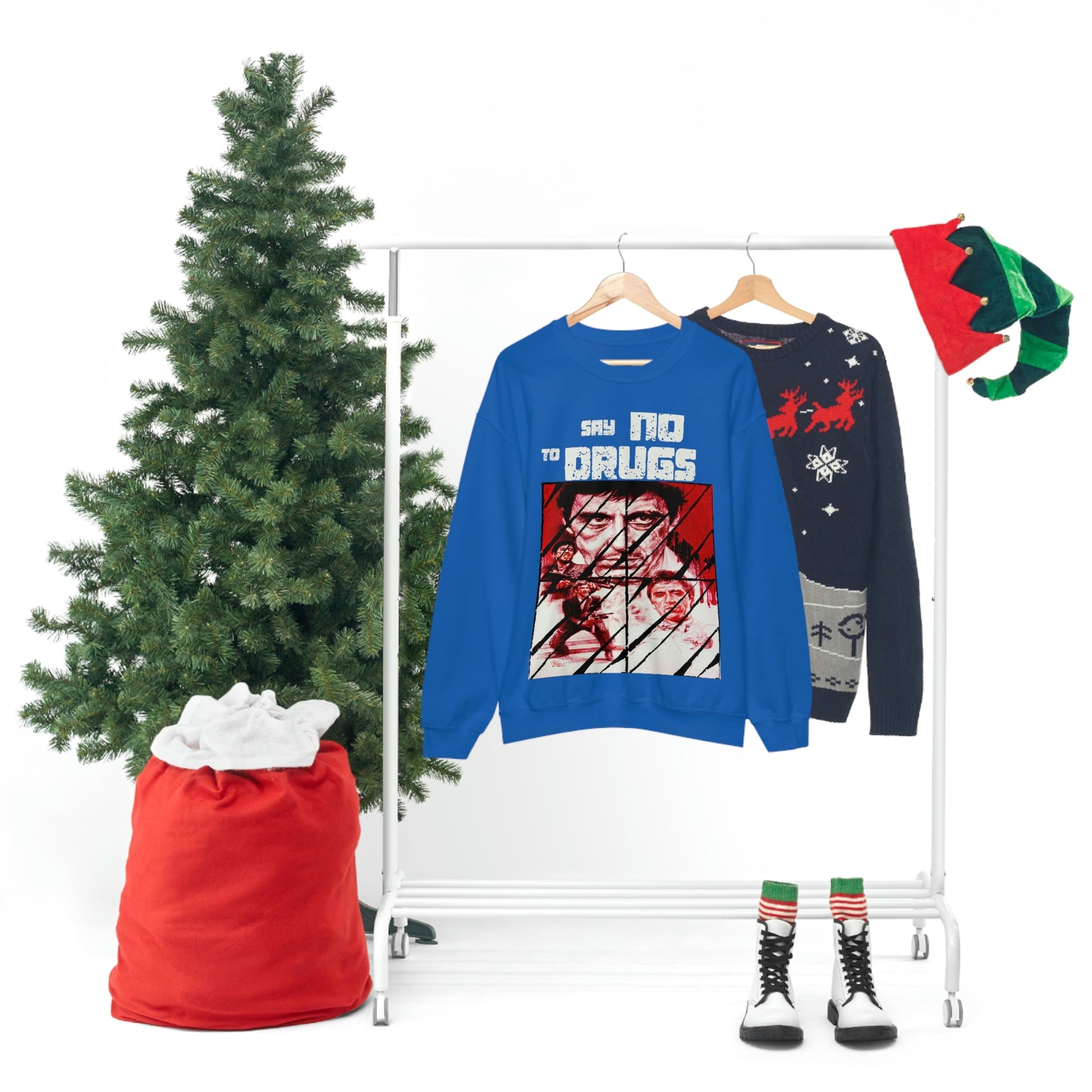 Unisex Sweater Scarface faces Printify