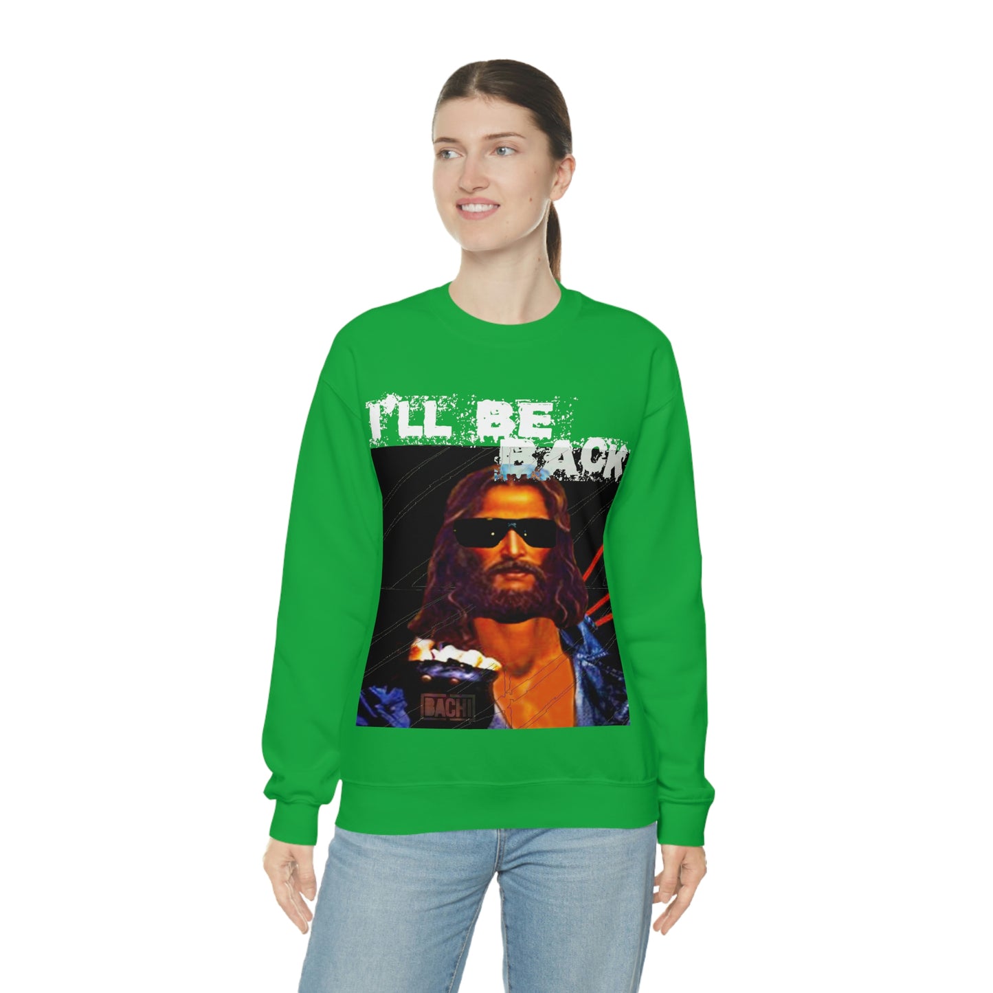 Unisex Sweatshirt Bachi Terminator Jesus
