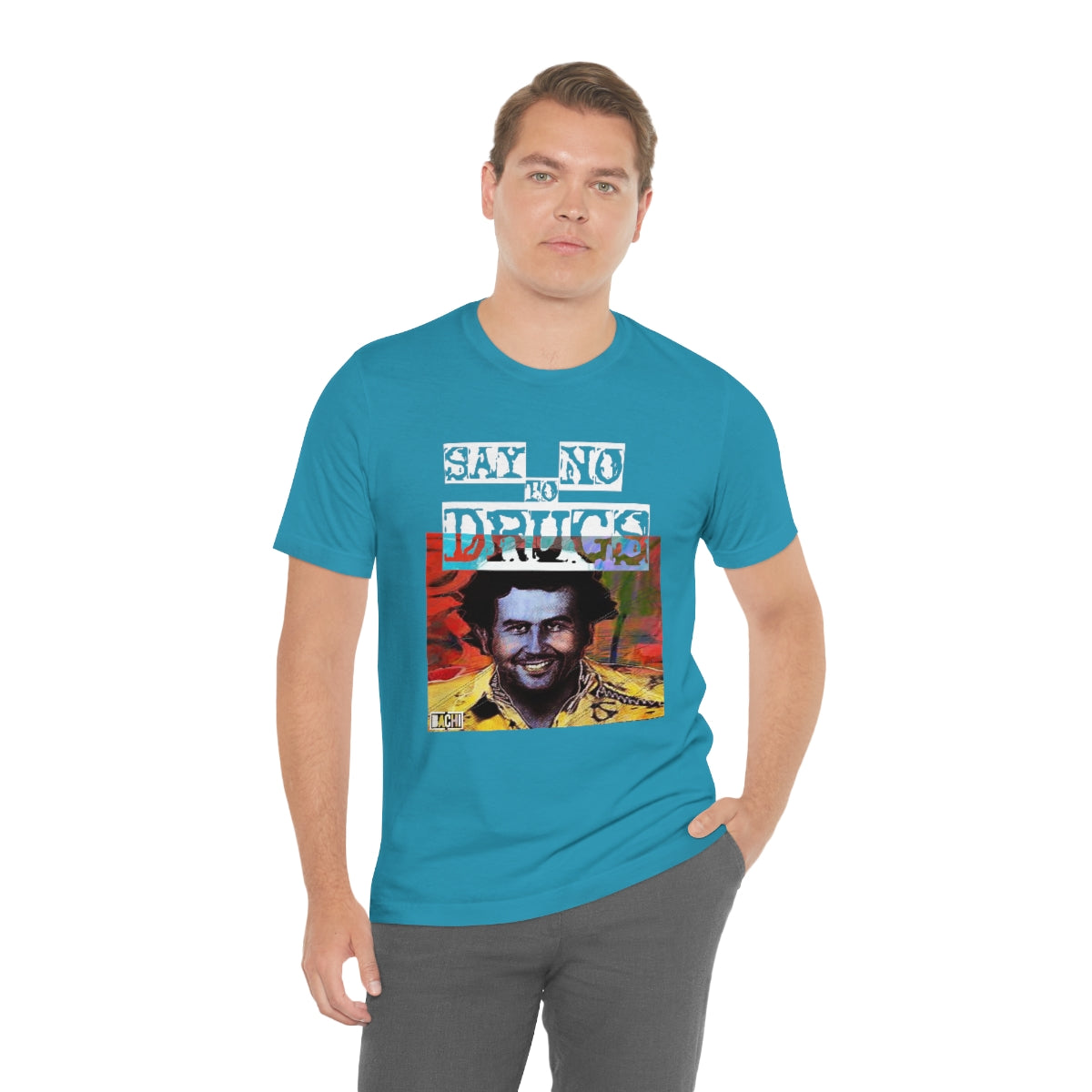 Unisex T-shirt Pablo Escobar Water Paint Art - Bachi Apparel