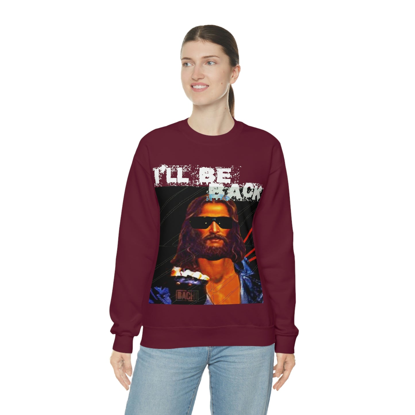 Unisex Sweatshirt Bachi Terminator Jesus