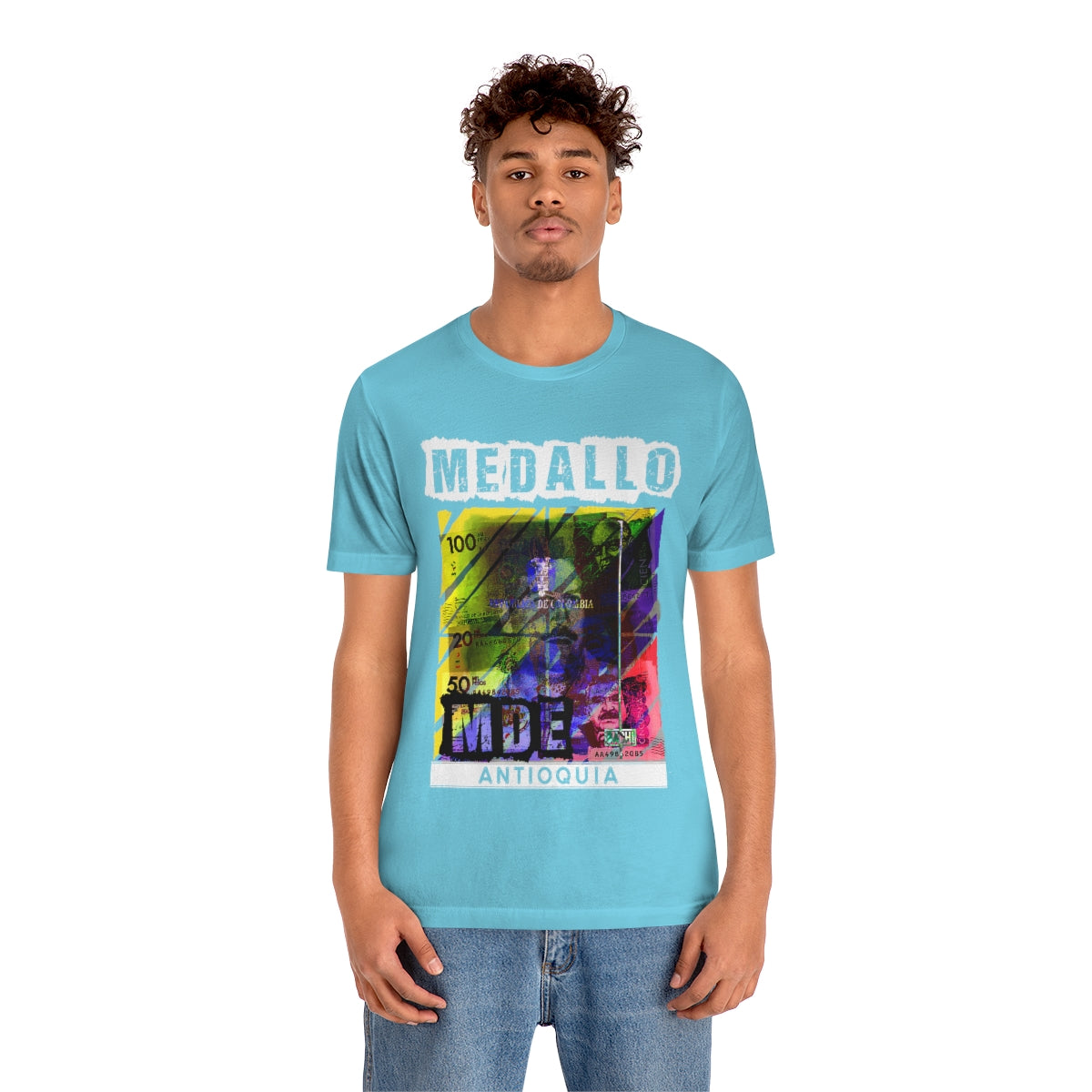 Unisex T-shirt Rep Your Country Medellin Colombia Medallo - Bachi Apparel