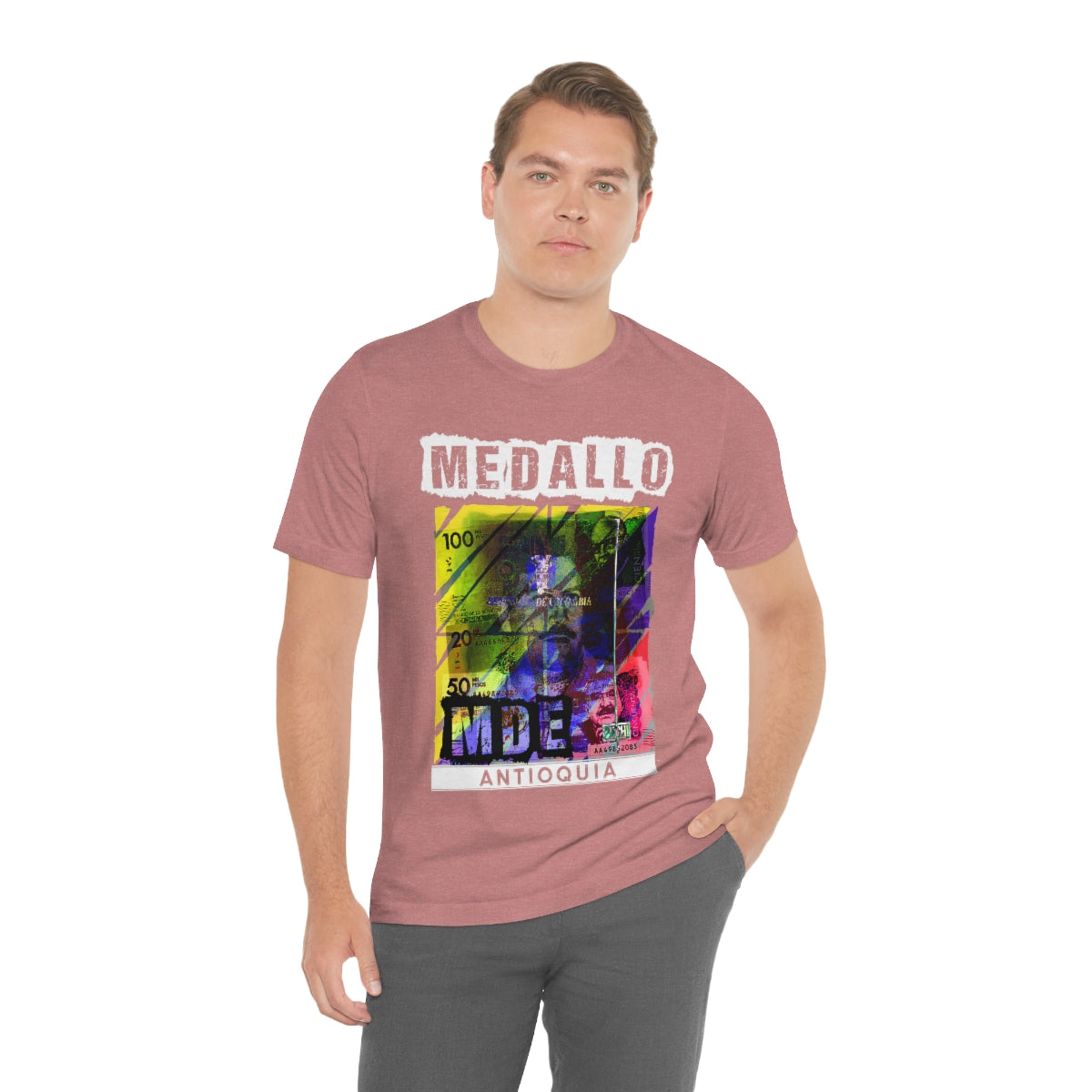 Unisex T-shirt Rep Your Country Medellin Colombia Medallo Printify