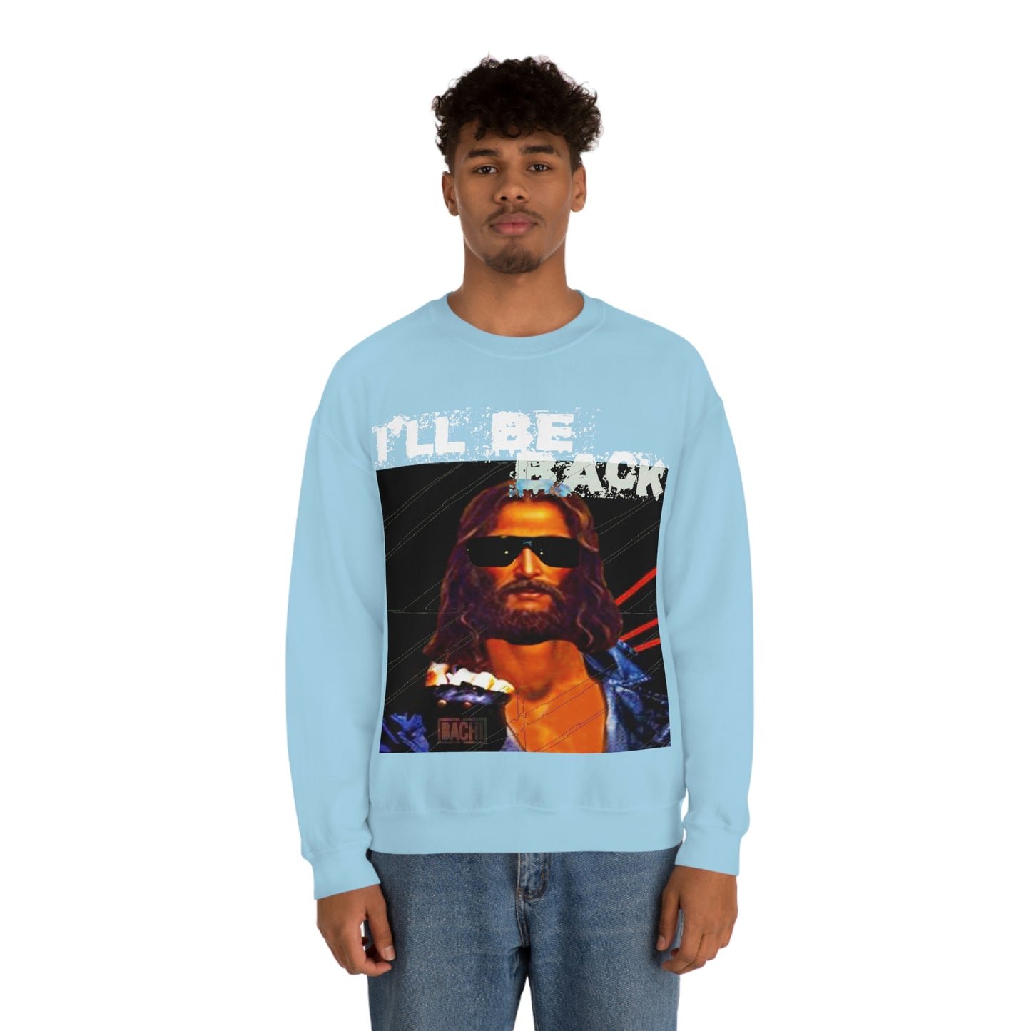 Unisex Sweatshirt Bachi Terminator Jesus