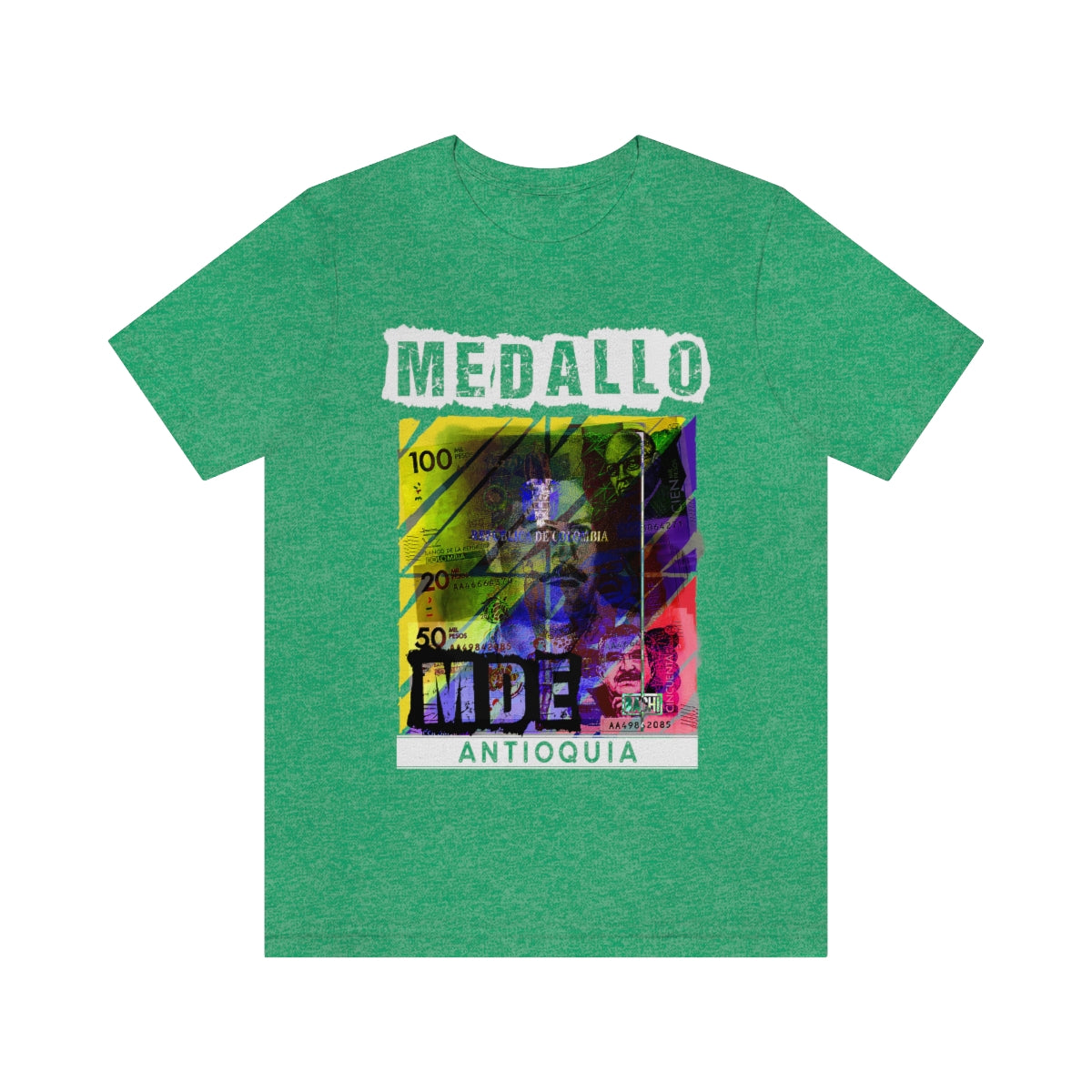 Unisex T-shirt Rep Your Country Medellin Colombia Medallo Printify