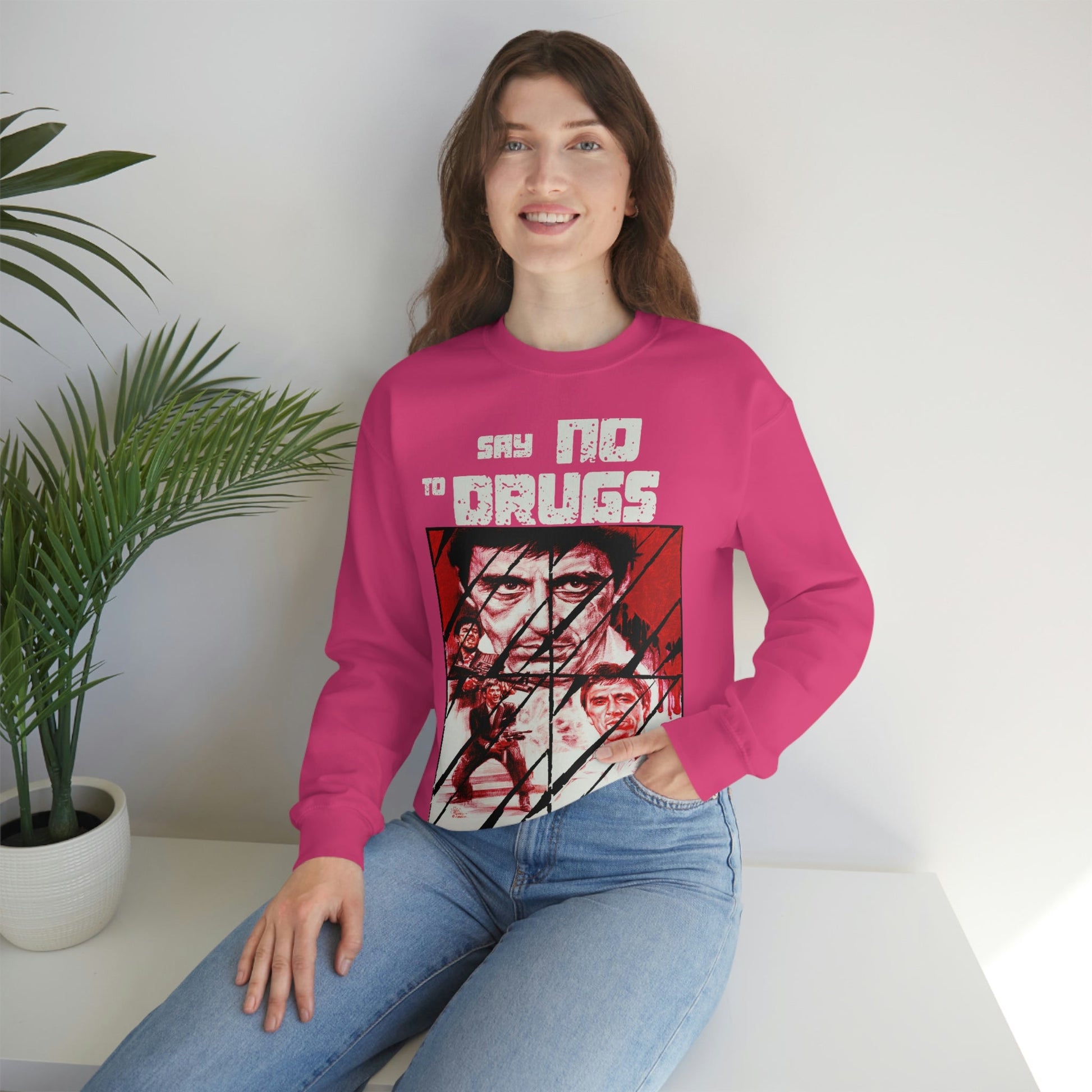 Unisex Sweater Scarface faces Printify