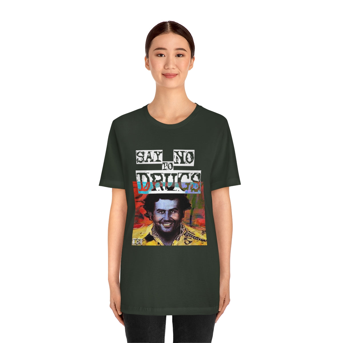 Unisex T-shirt Pablo Escobar Water Paint Art - Bachi Apparel