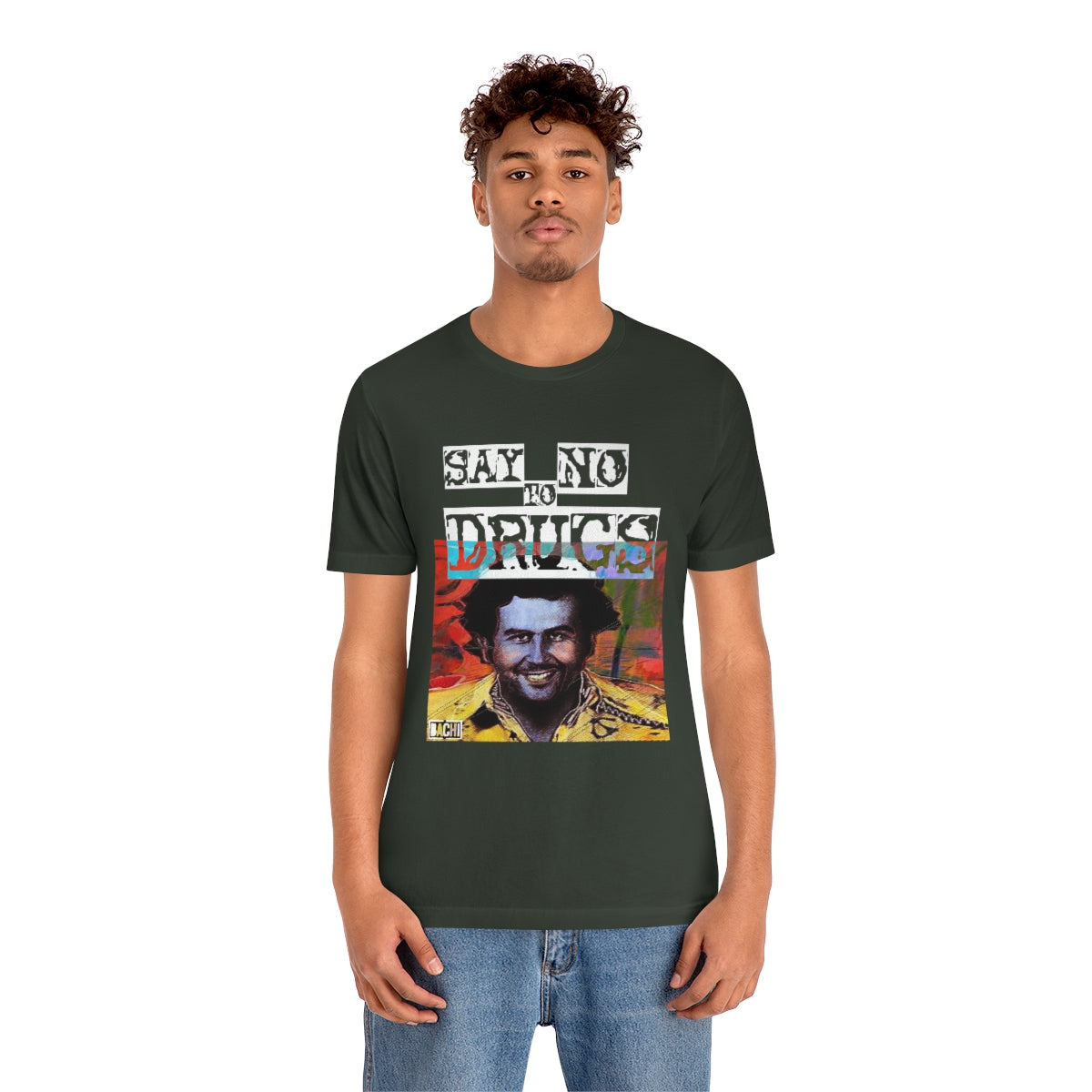 Unisex T-shirt Pablo Escobar Water Paint Art - Bachi Apparel