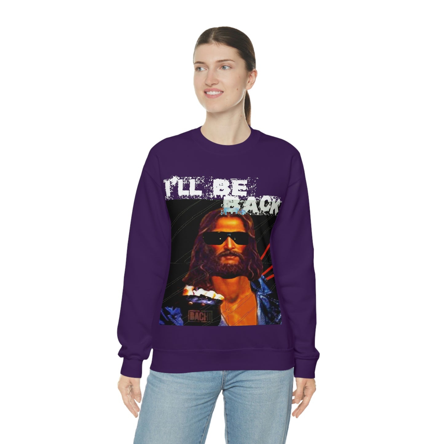 Unisex Sweatshirt Bachi Terminator Jesus