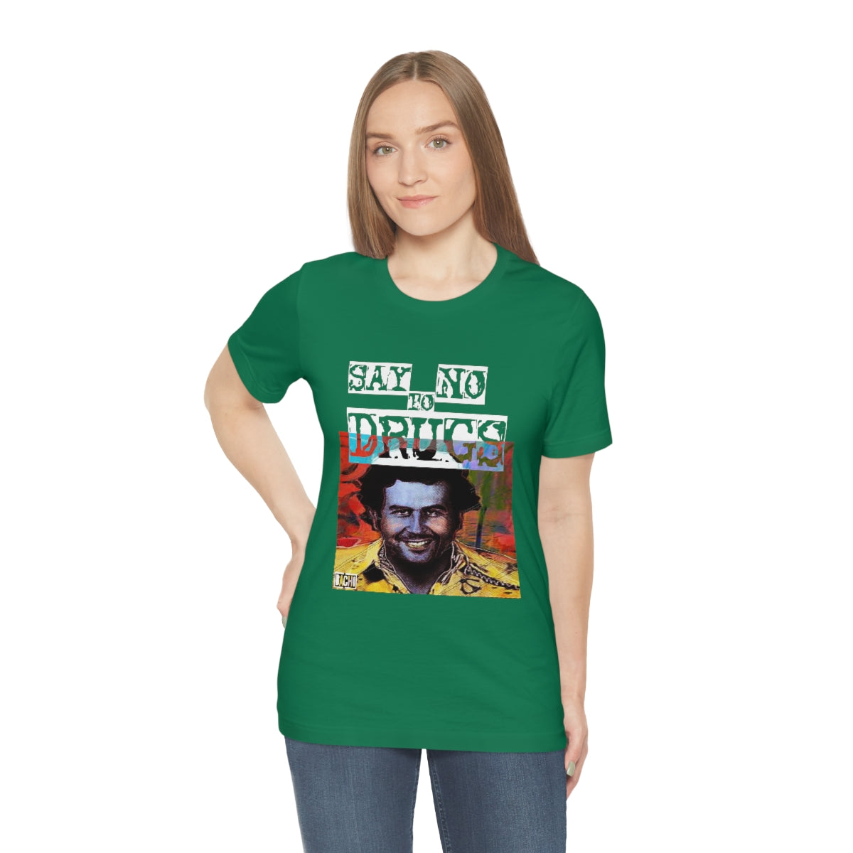 Unisex T-shirt Pablo Escobar Water Paint Art - Bachi Apparel
