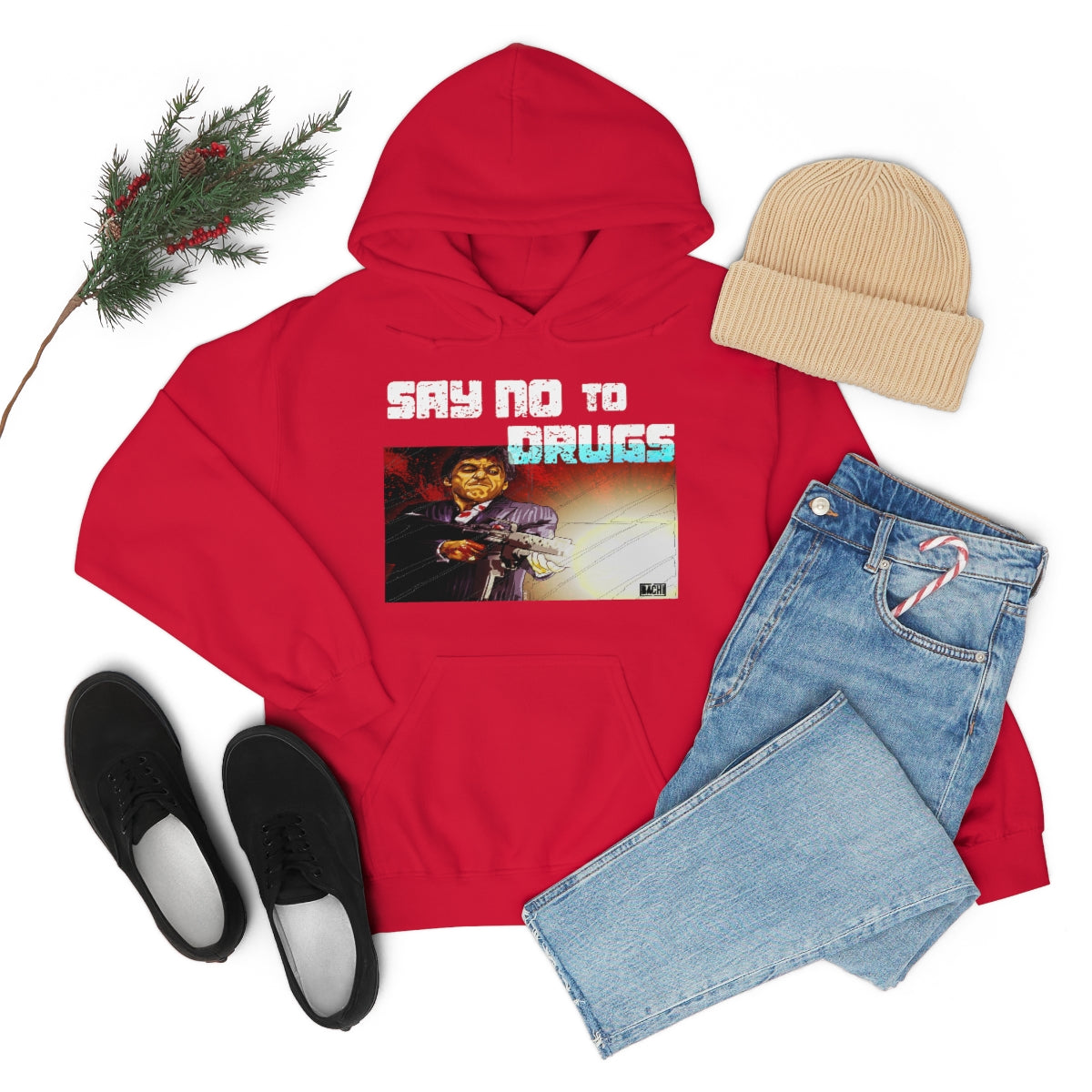 Unisex Hoodie Tony Montana Say No To Drugs