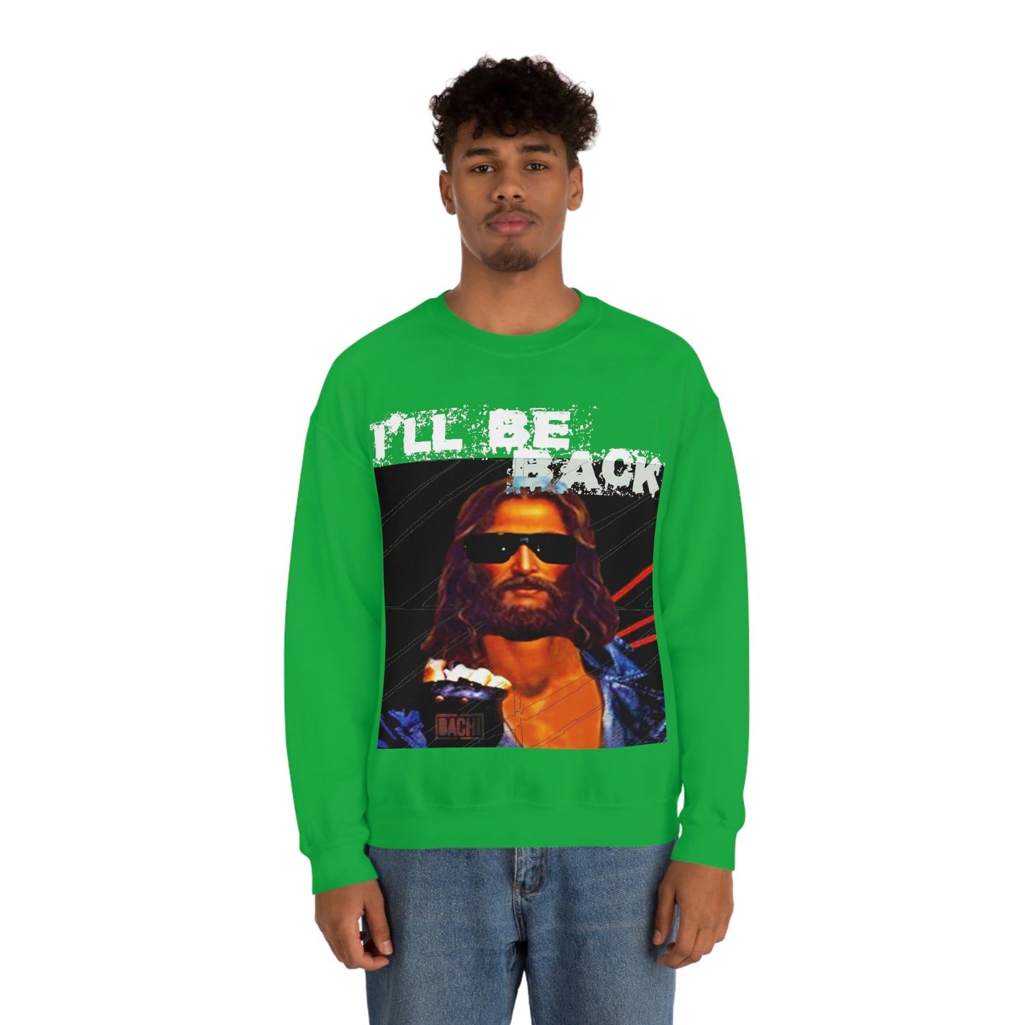 Unisex Sweatshirt Bachi Terminator Jesus