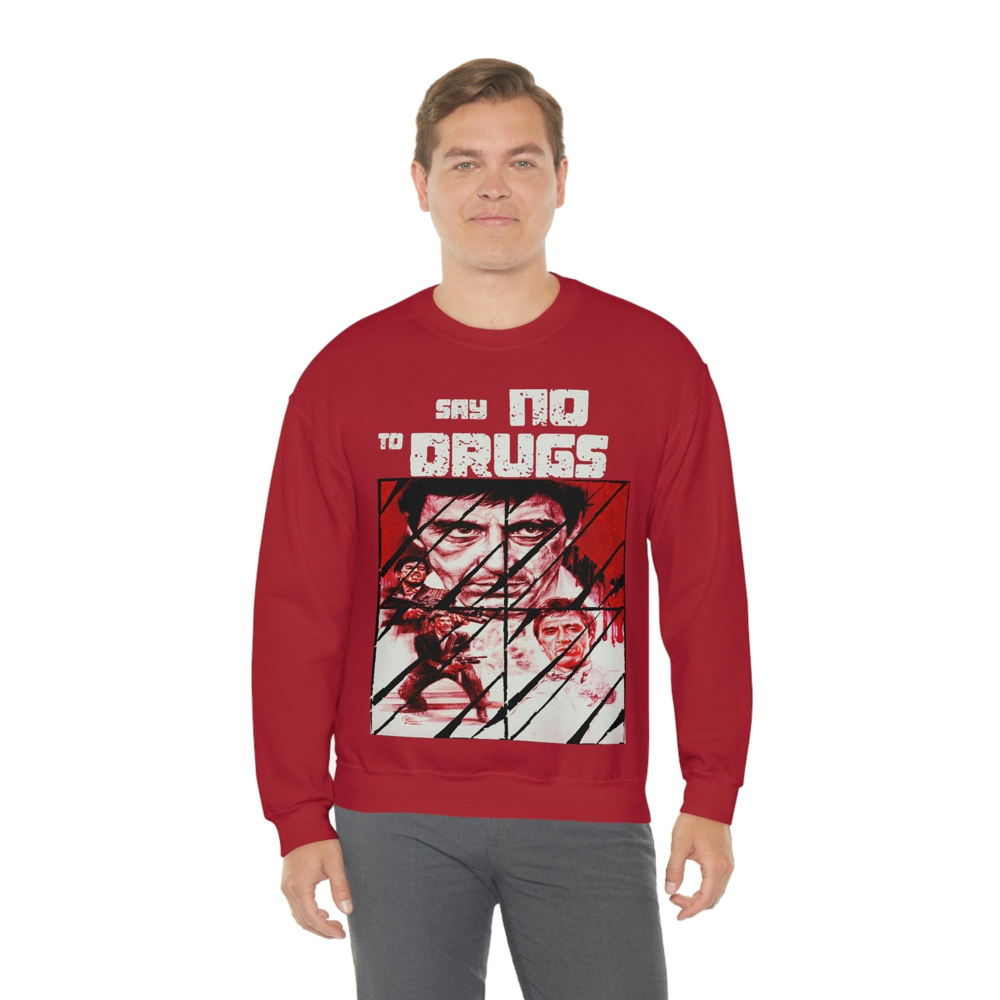 Unisex Sweater Scarface faces Printify