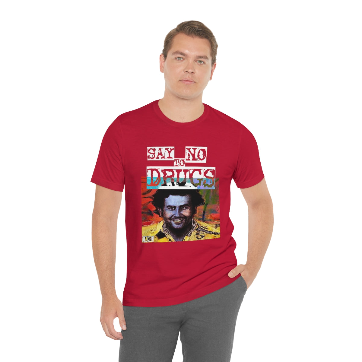 Unisex T-shirt Pablo Escobar Water Paint Art - Bachi Apparel