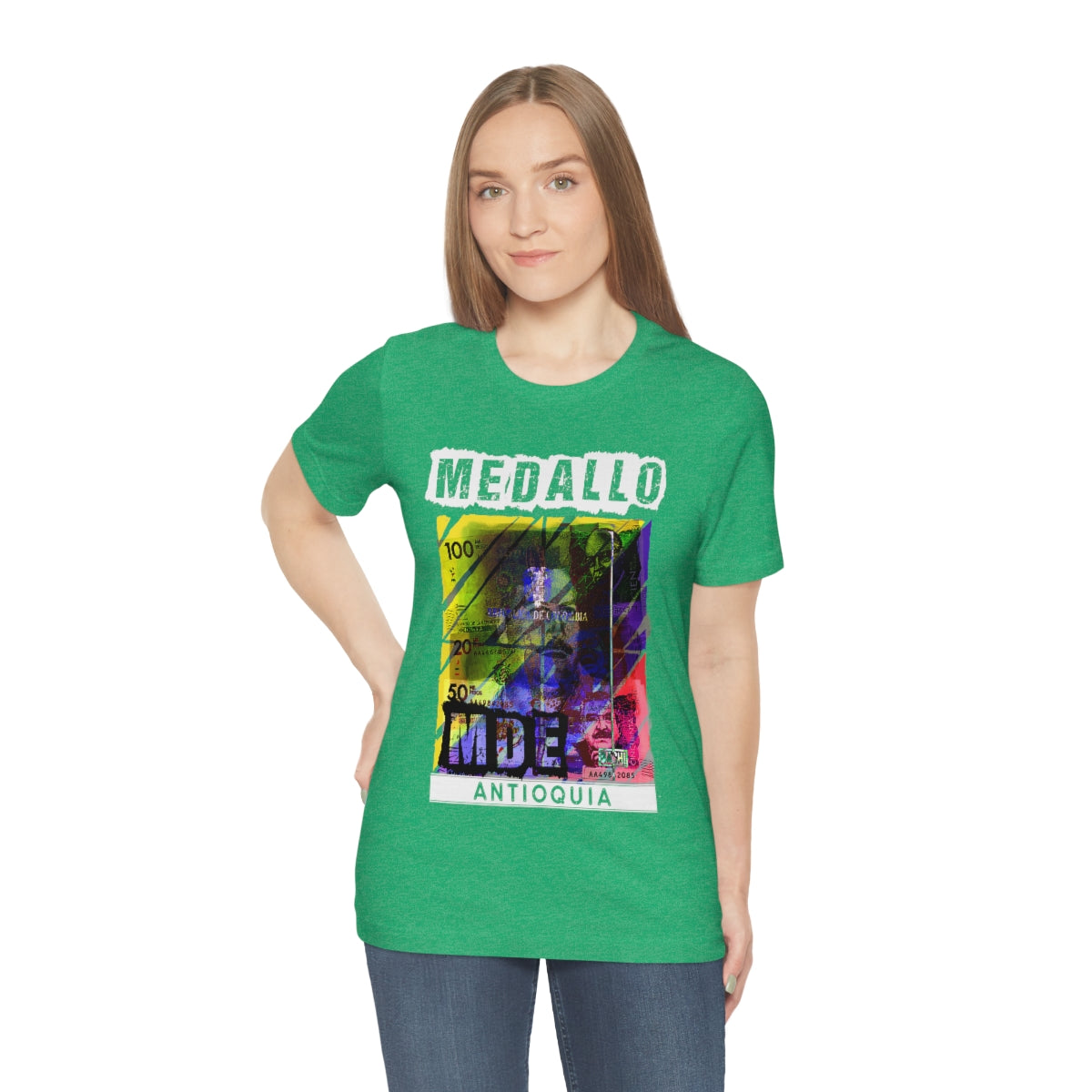 Unisex T-shirt Rep Your Country Medellin Colombia Medallo - Bachi Apparel