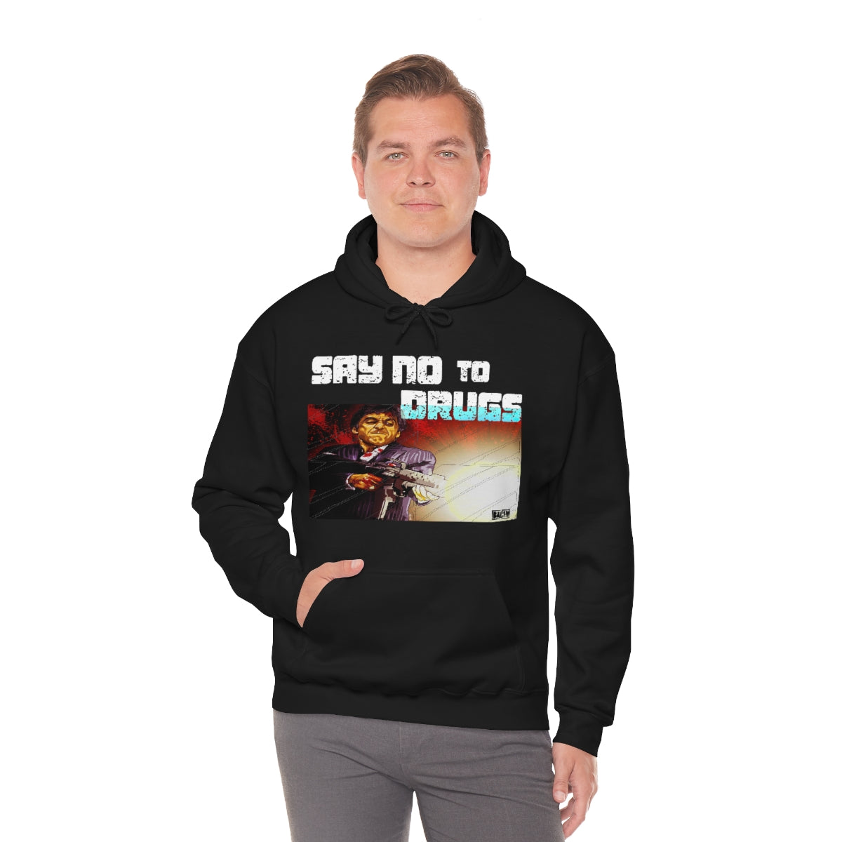 Unisex Hoodie Tony Montana Say No To Drugs