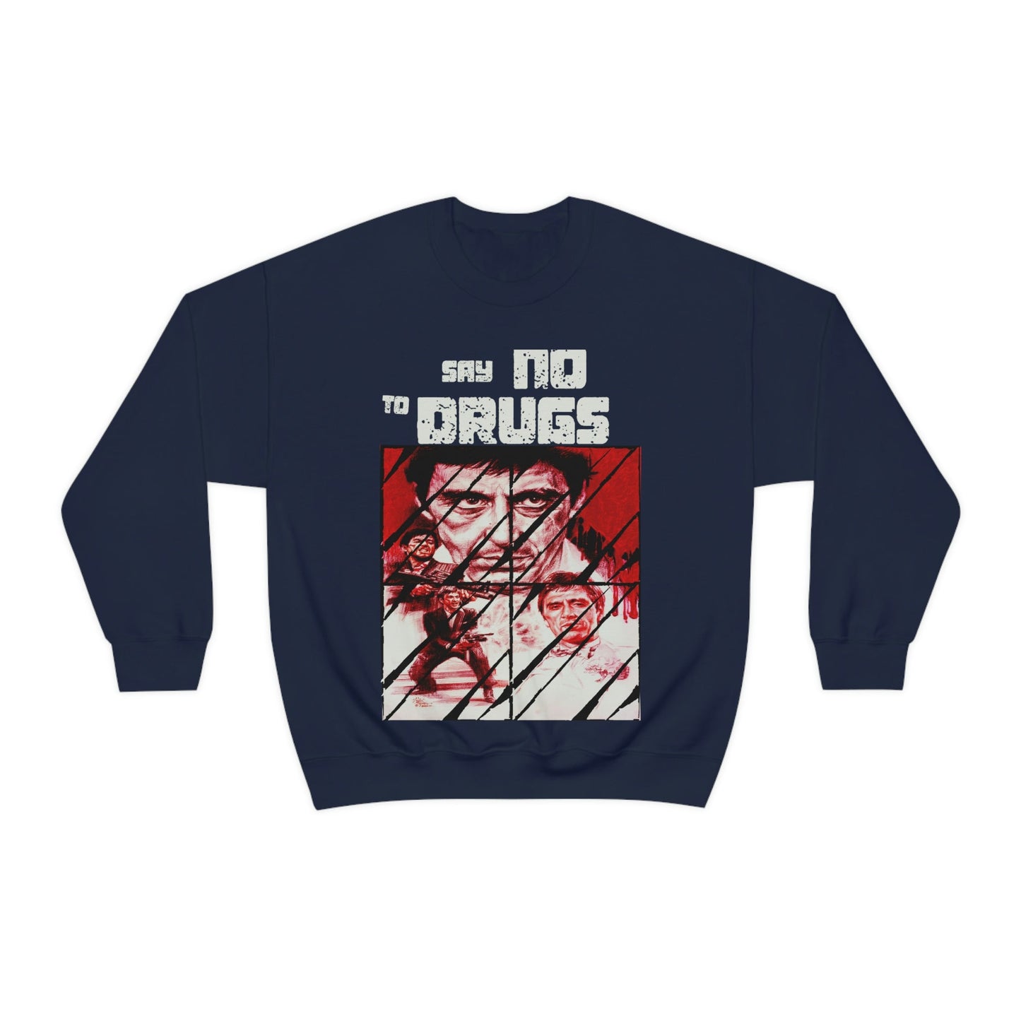 Unisex Sweater Scarface faces Printify