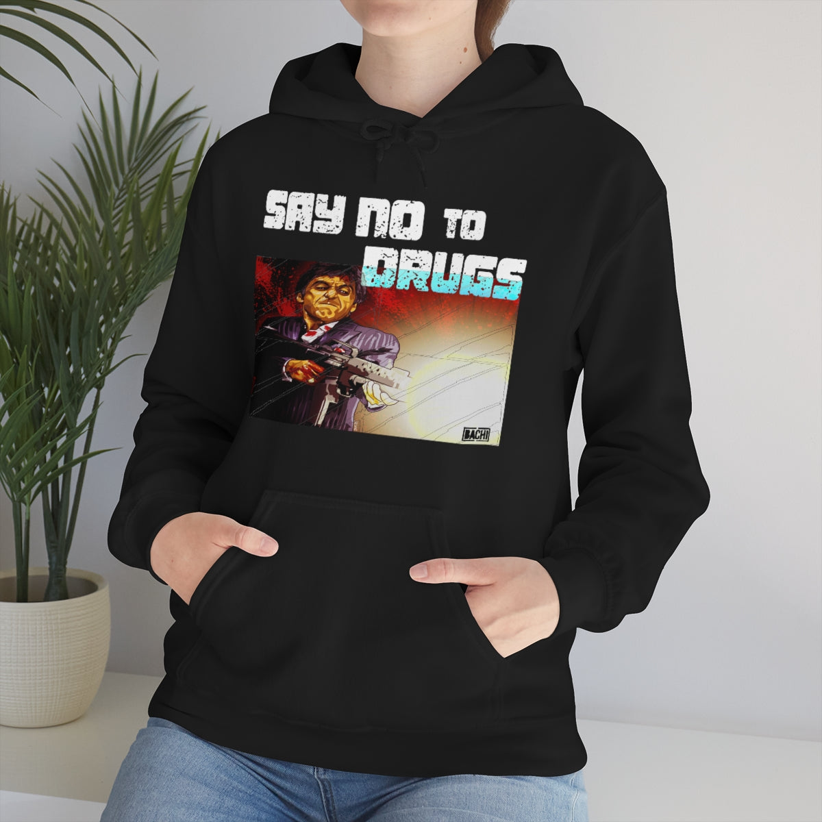 Unisex Hoodie Tony Montana Say No To Drugs