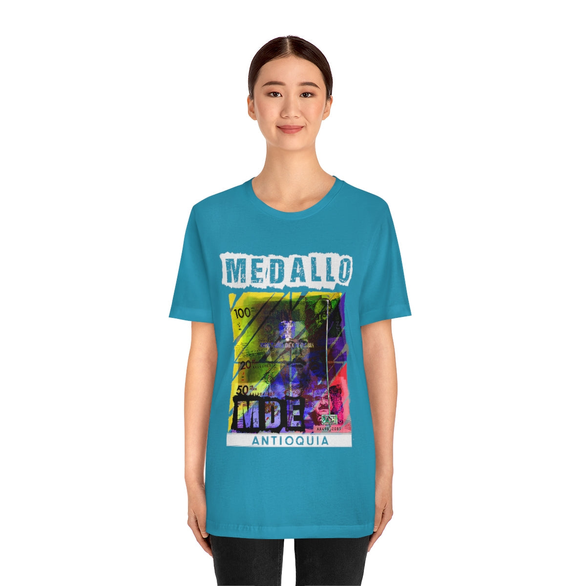 Unisex T-shirt Rep Your Country Medellin Colombia Medallo Printify