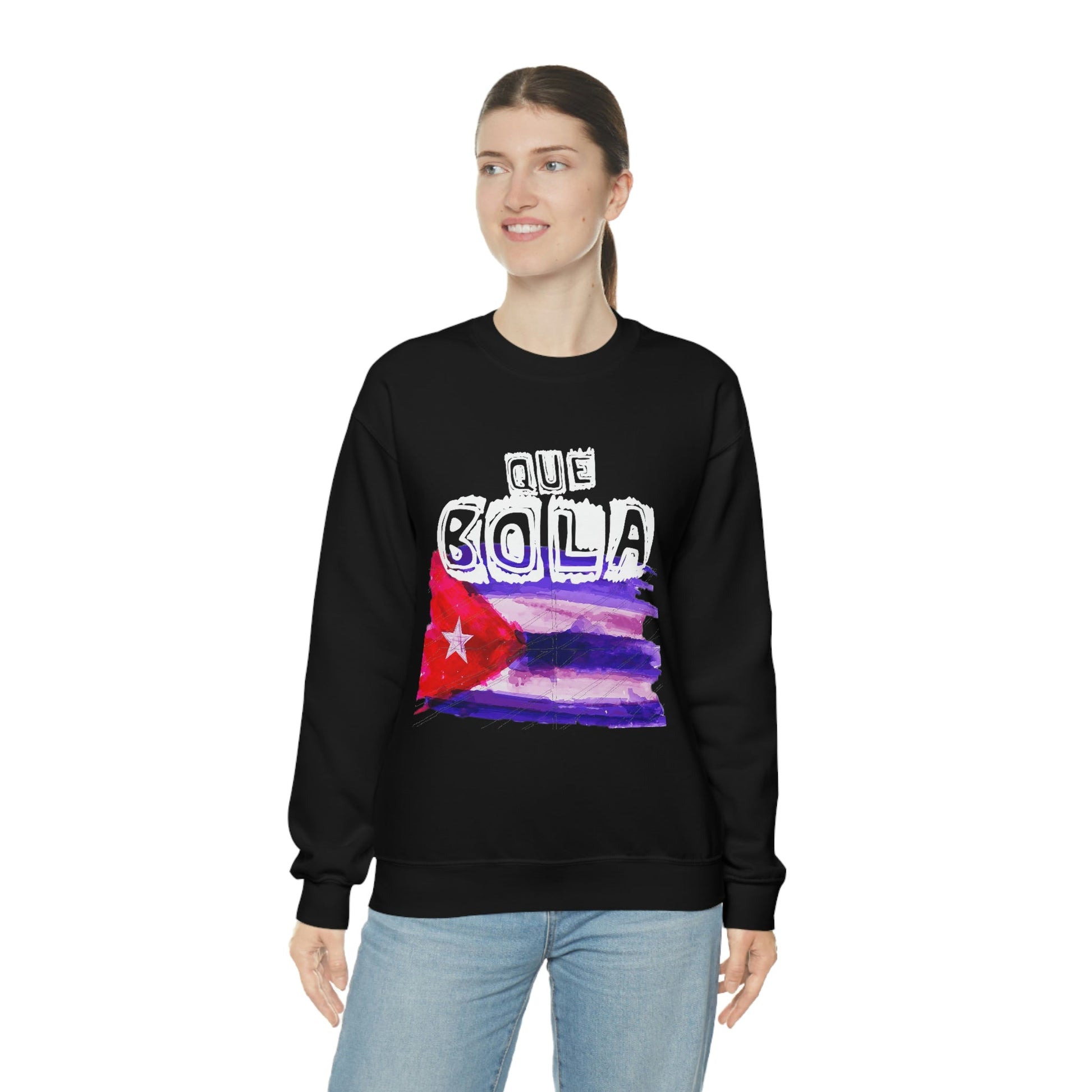 Unisex Sweatshirt Cuba Que Bola Printify