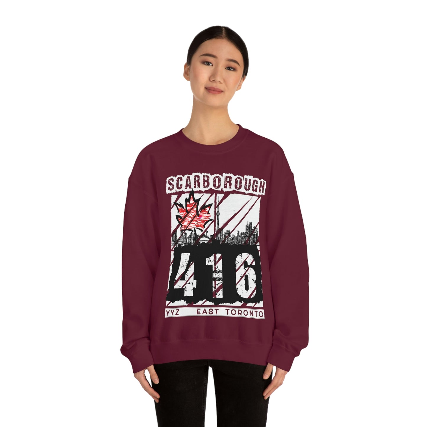 Unisex Sweatshirt Scarborough 416 Toronto Printify