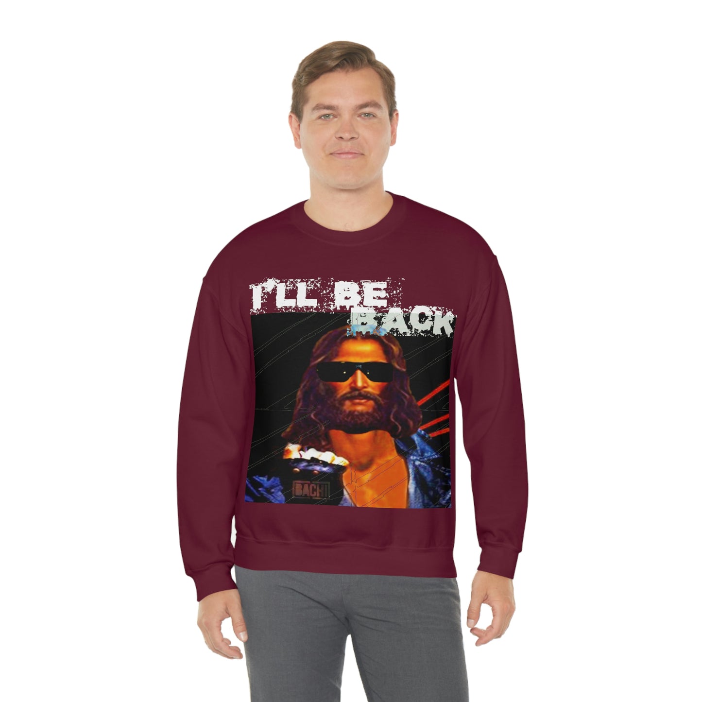 Unisex Sweatshirt Bachi Terminator Jesus