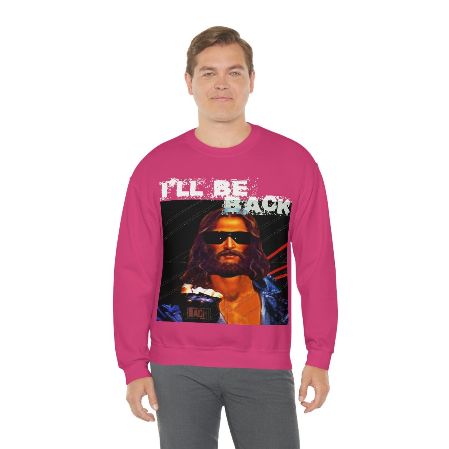 Unisex Sweatshirt Bachi Terminator Jesus