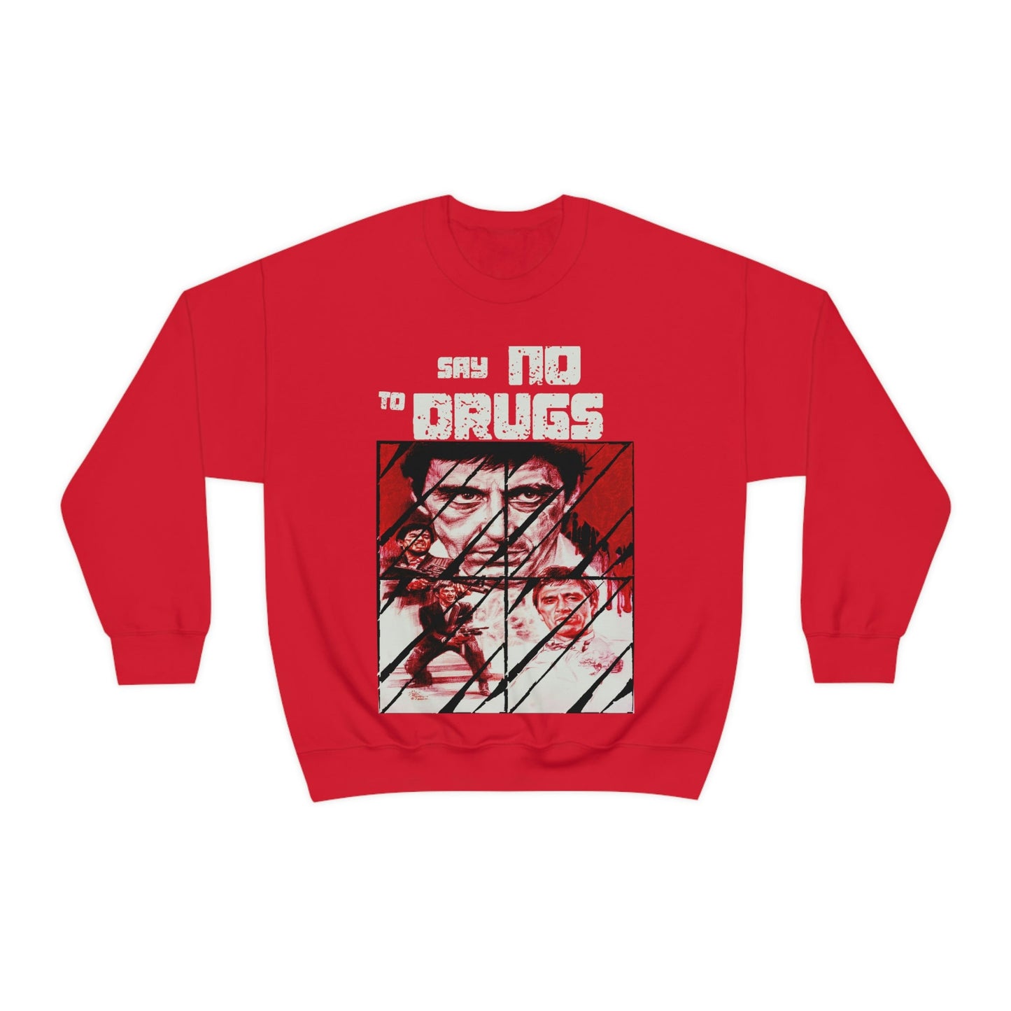 Unisex Sweater Scarface faces Printify