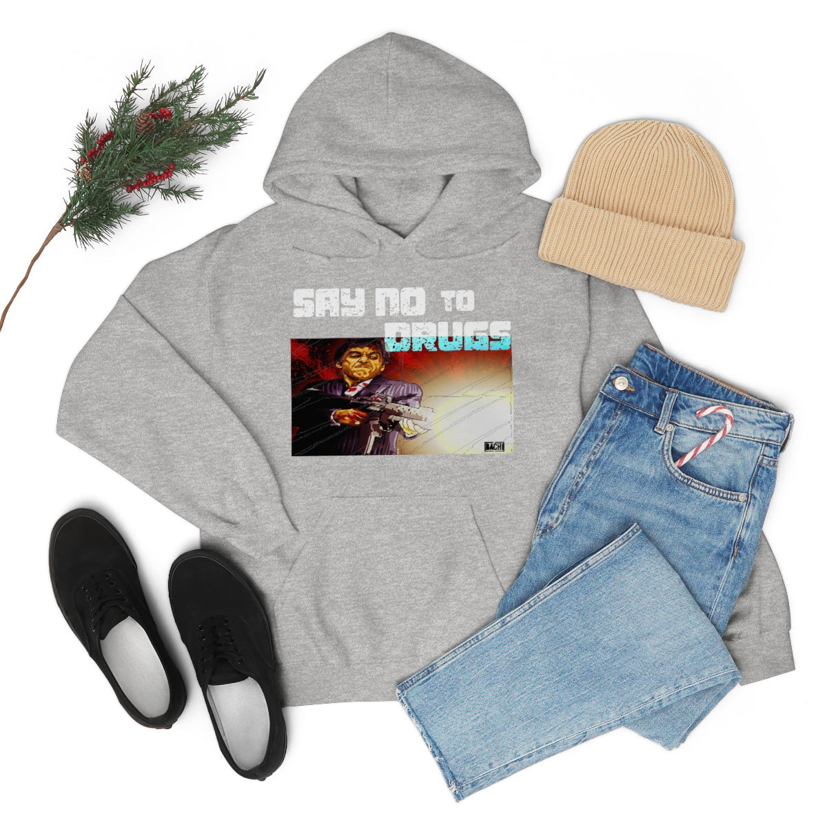 Unisex Hoodie Tony Montana Say No To Drugs