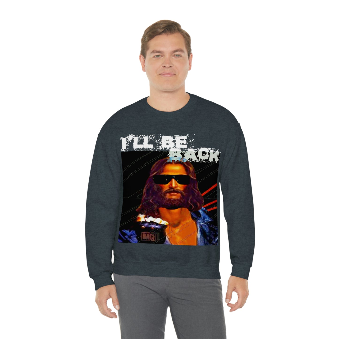 Unisex Sweatshirt Bachi Terminator Jesus