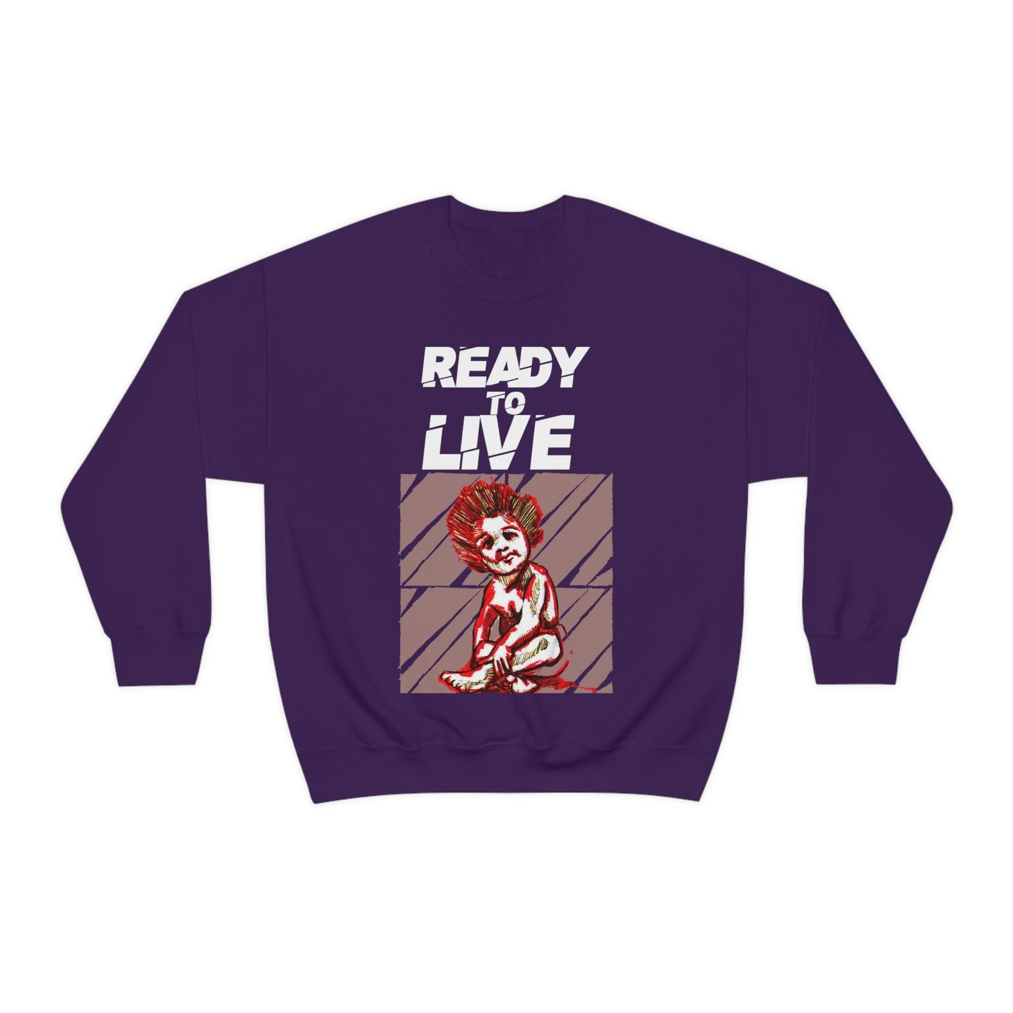 Unisex Sweater Ready to Live Printify